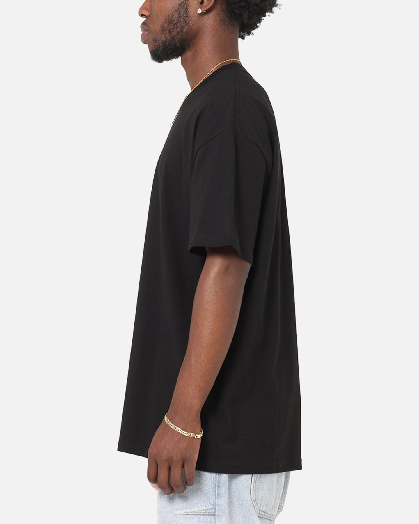 S Double Cube Mid Block T - Shirt Black