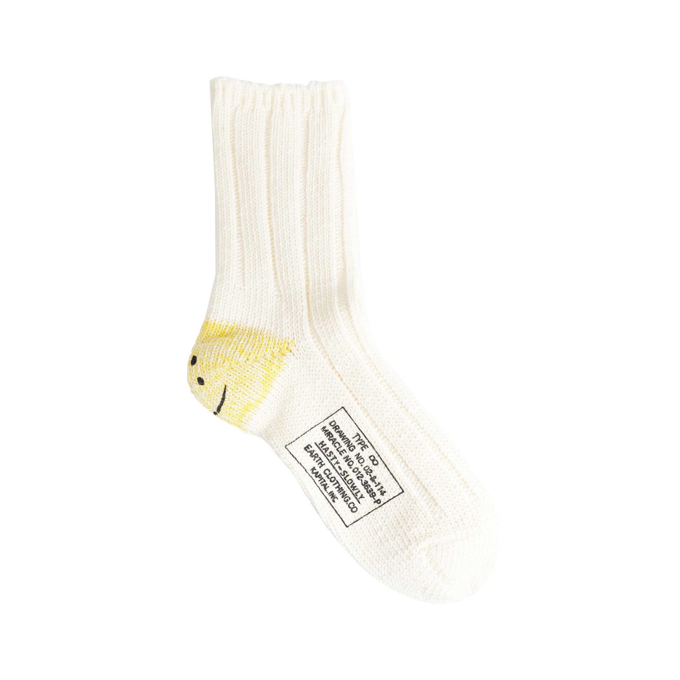 Kapital Rainboy Happy Heel Socks
