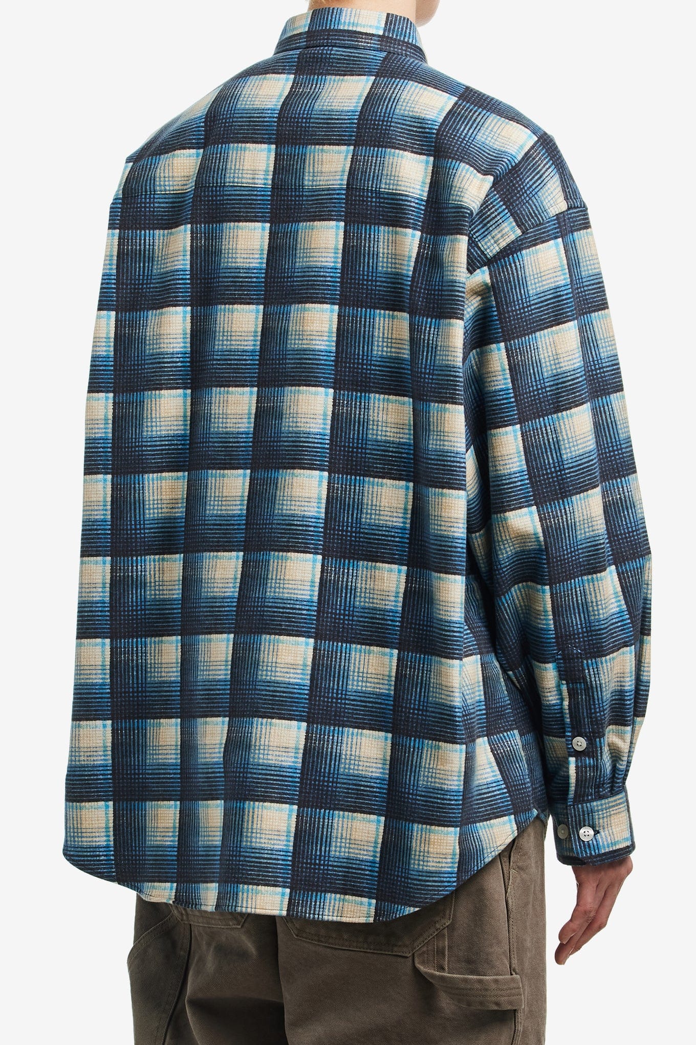 WTAPS TXT 02 / LS / COTTON. FLANNEL. TEXTILE. OF