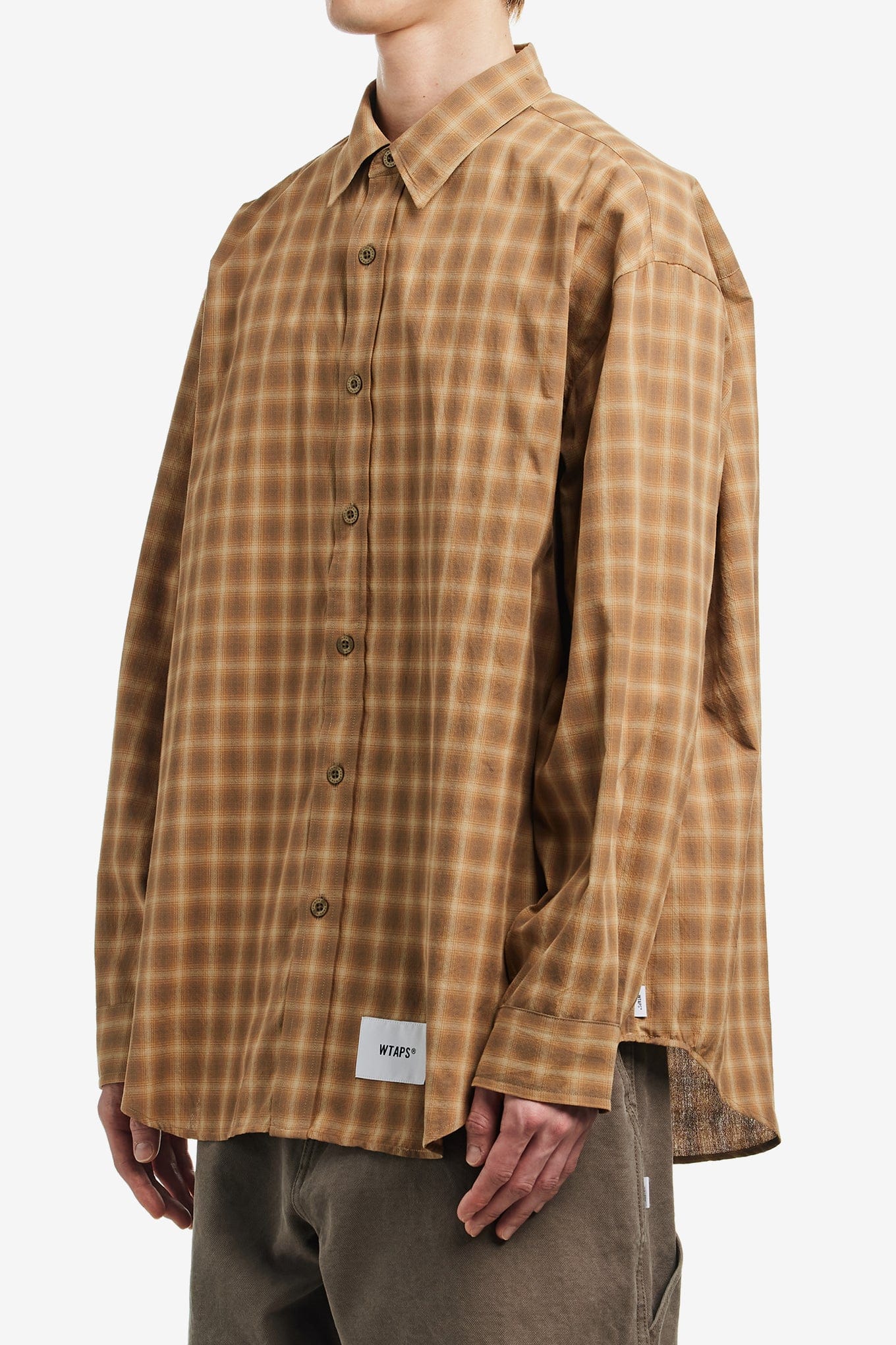 WTAPS TXT 01 / LS / POLY. BROADCLOTH. TEXTILE. OF