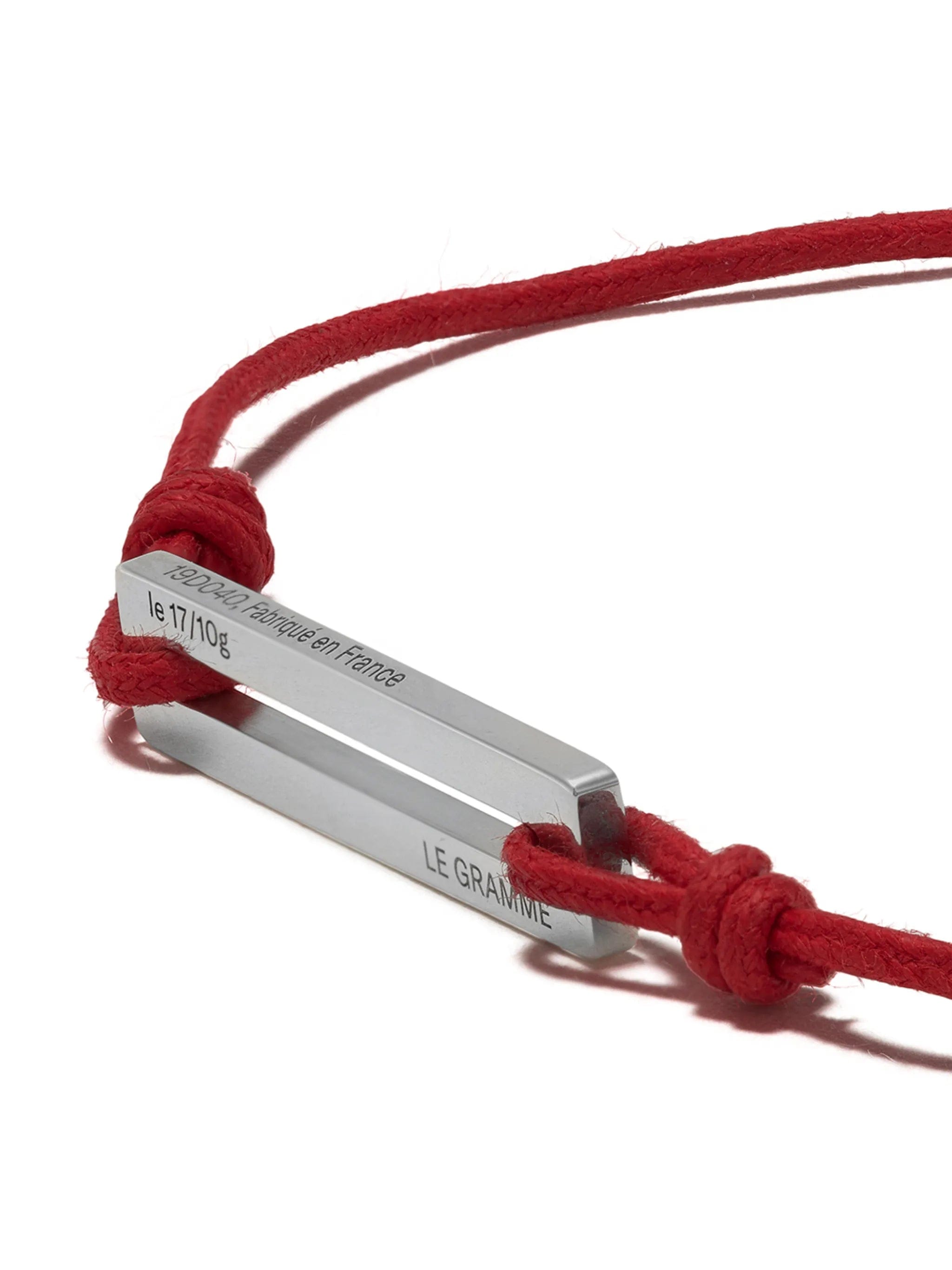 Le Gramme 17/10 g cord bracelet
