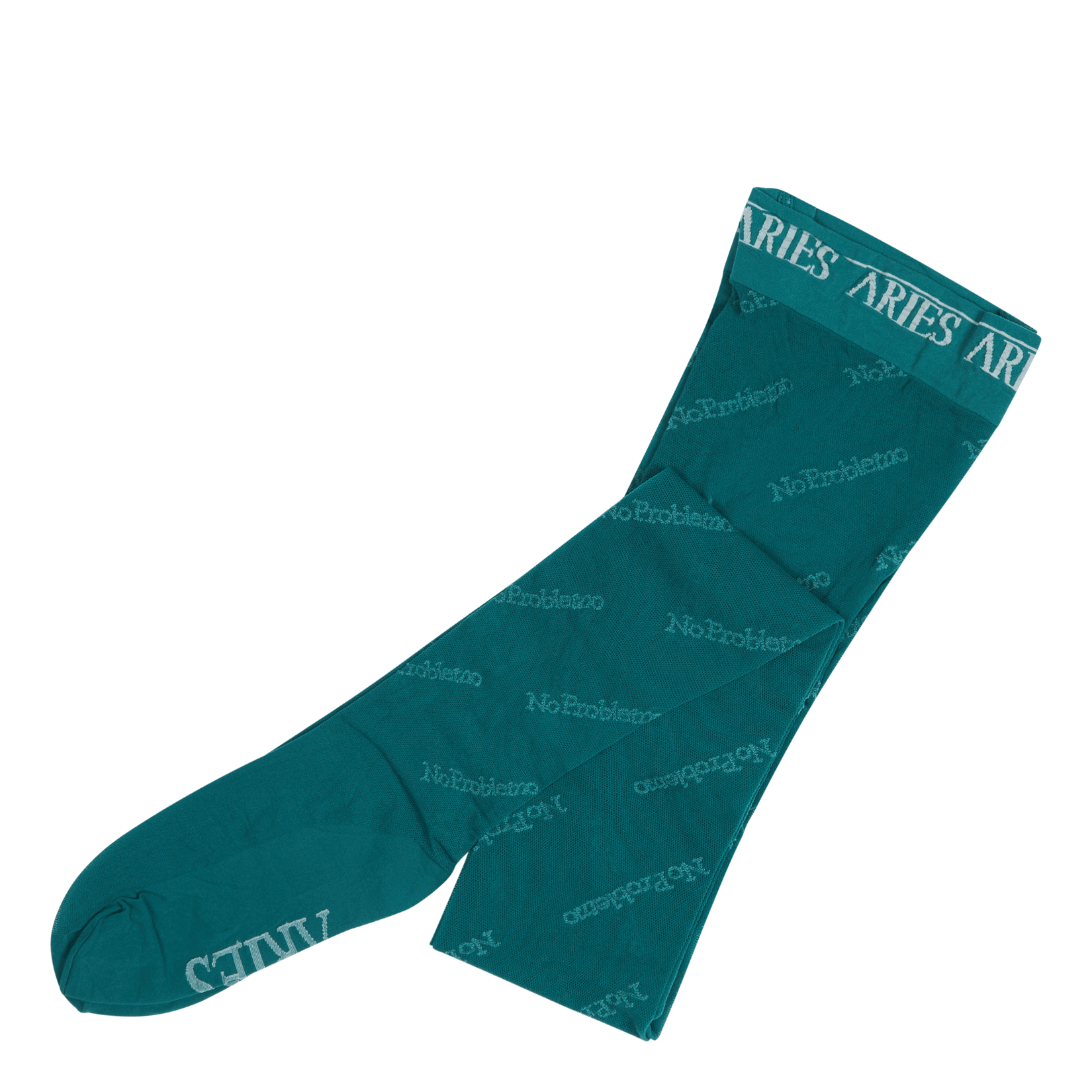 Aries No Problemo Logo Tights Bottle Green