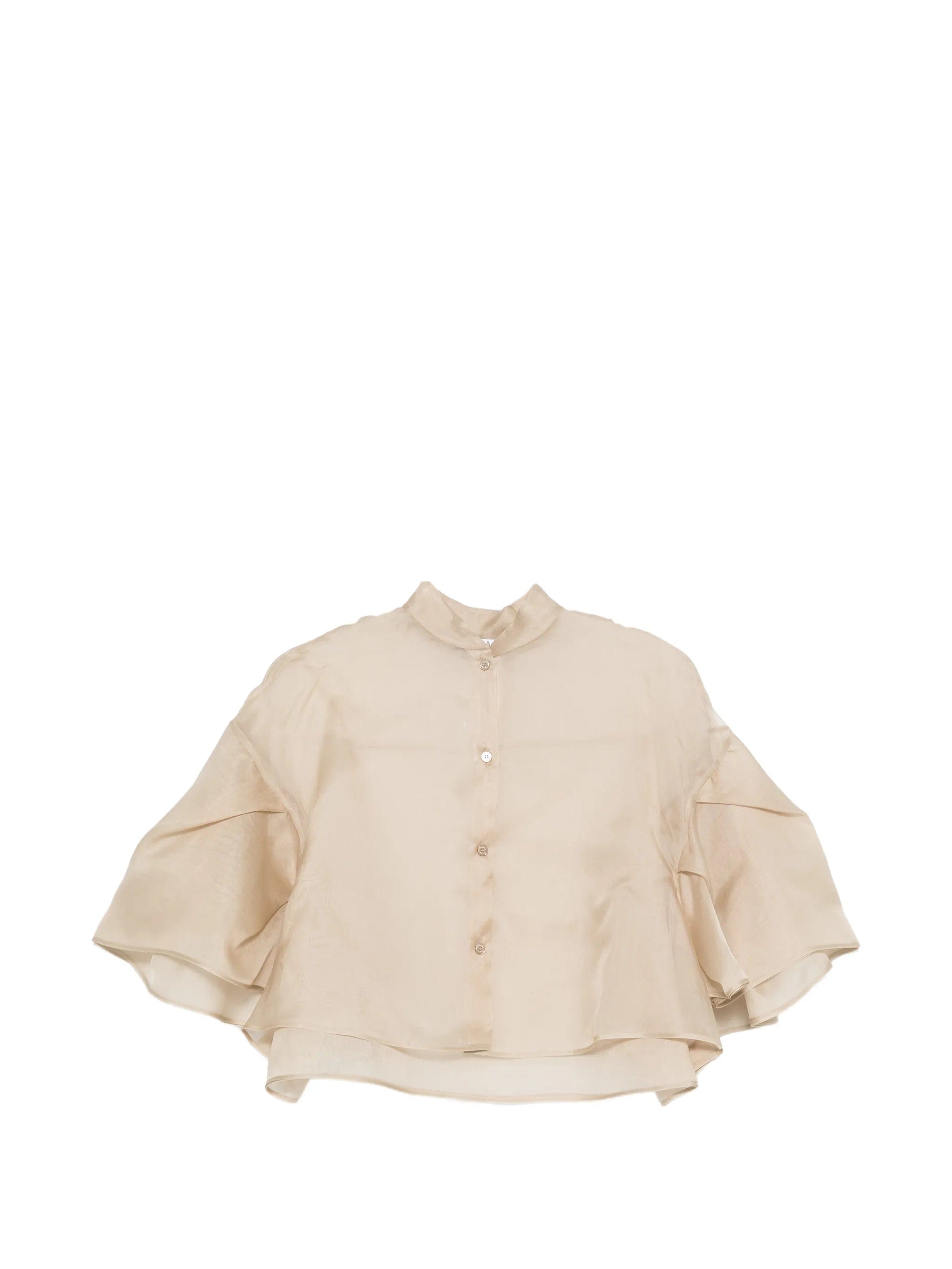 Max Mara ruffled layered shirt