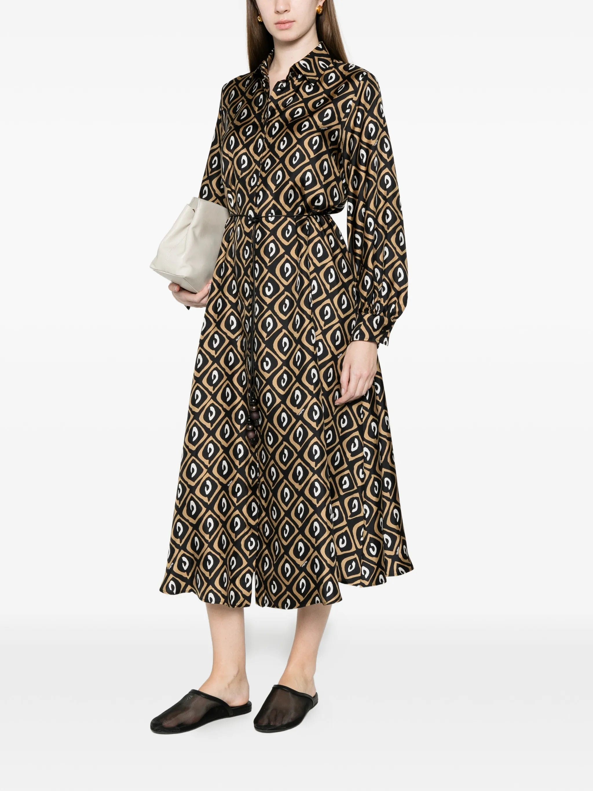 Max Mara printed midi dress