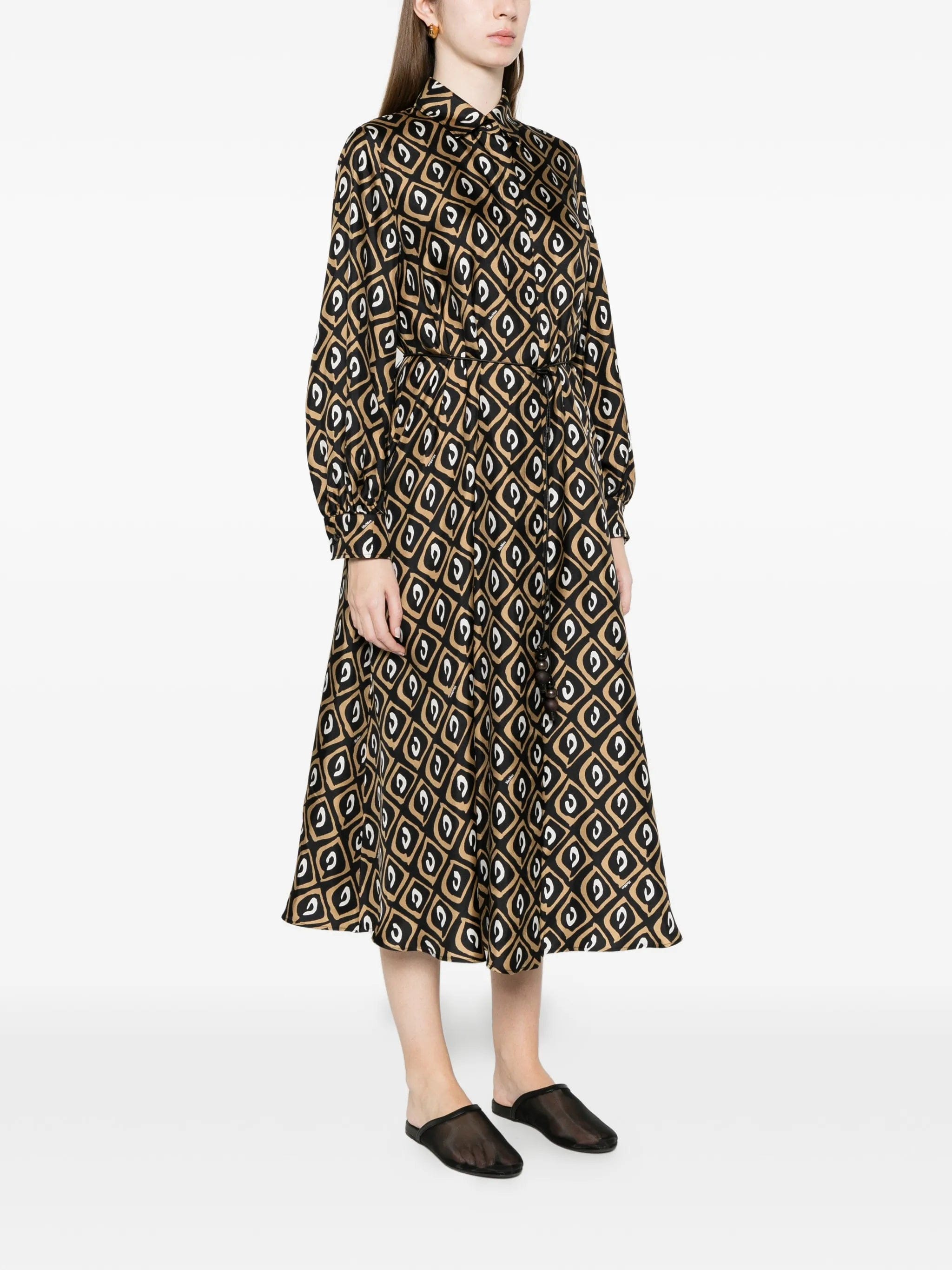 Max Mara printed midi dress