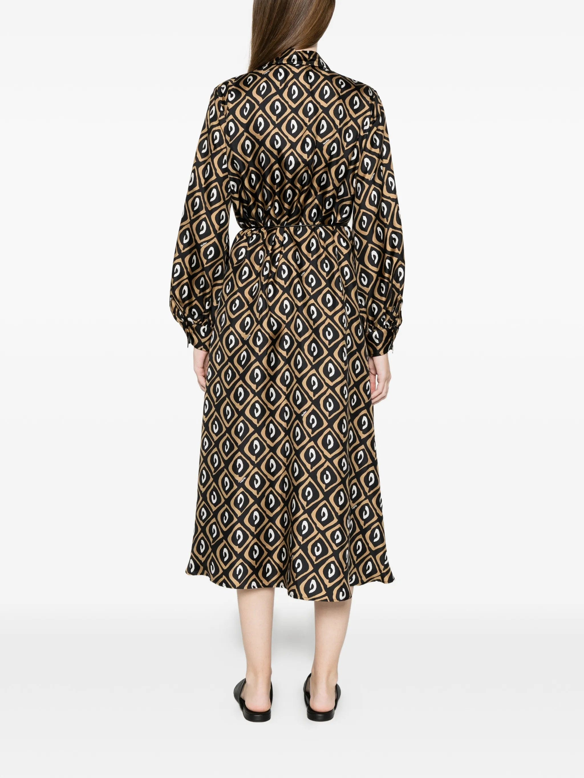 Max Mara printed midi dress