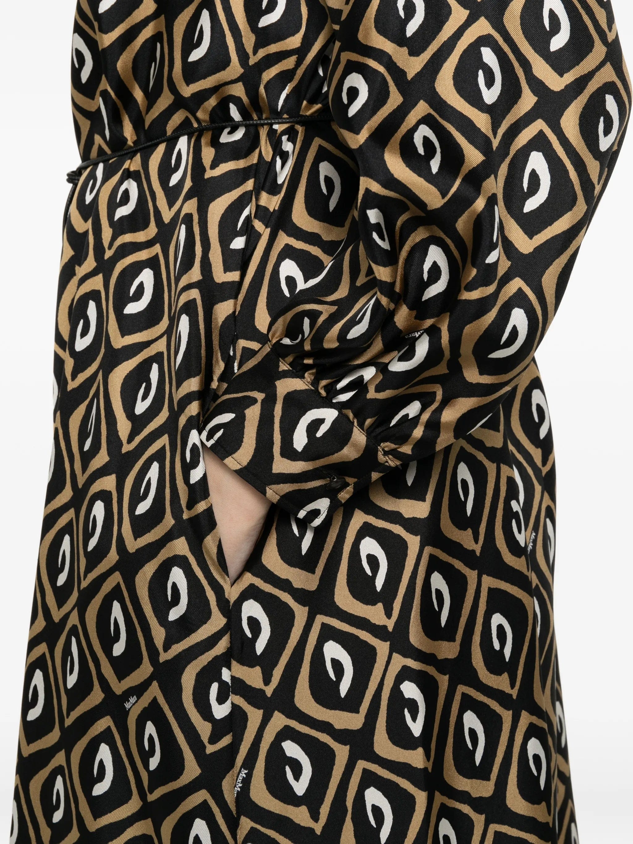 Max Mara printed midi dress