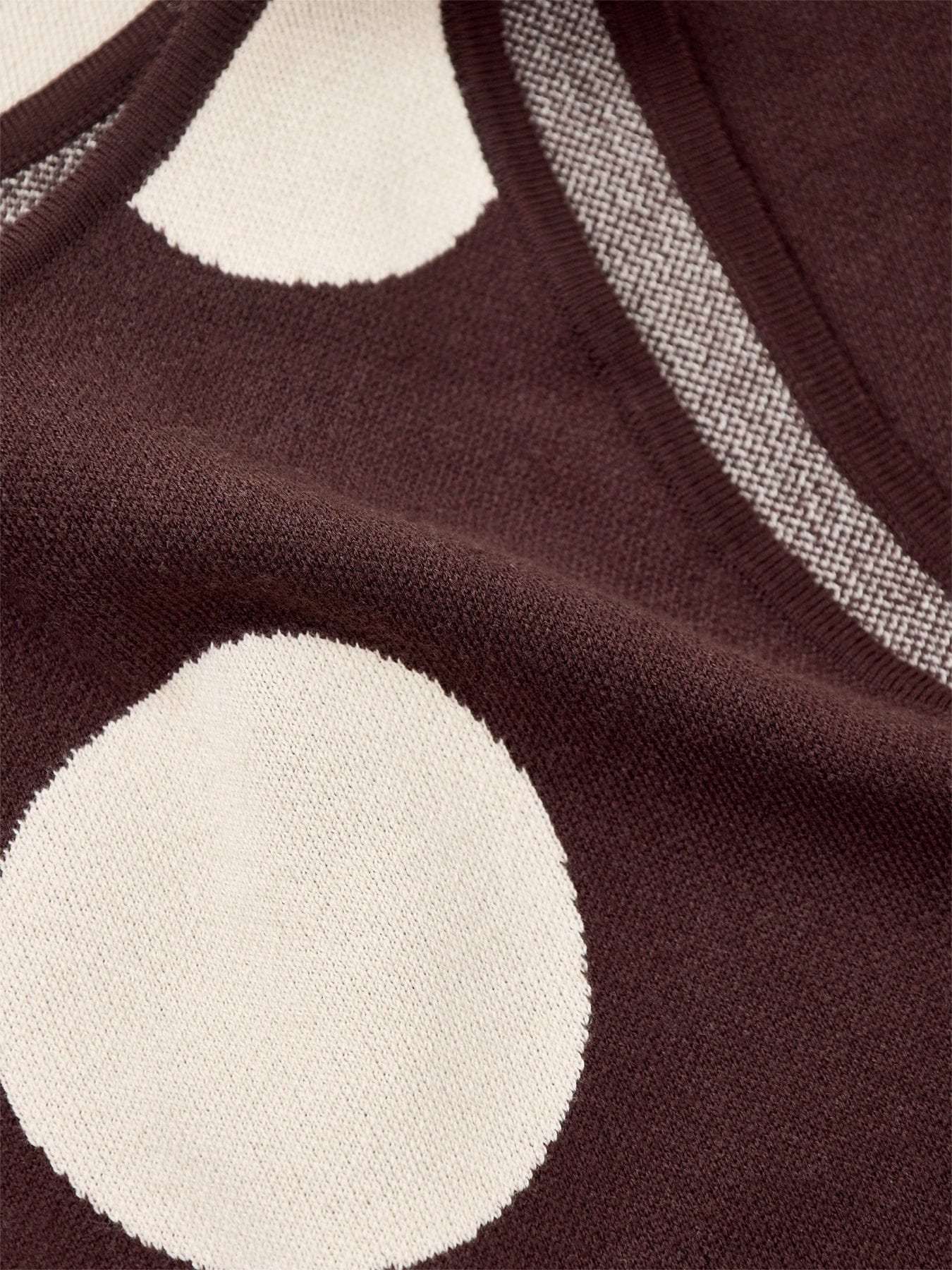 Pretty Lavish Sarover Polka Dot Maxi Slip Dress Brown