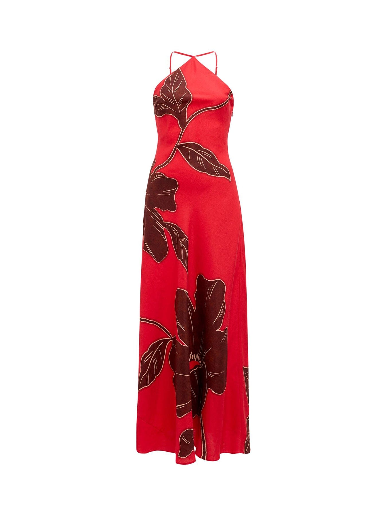 Forever New Nova Arrow Neck Maxi Dress Red