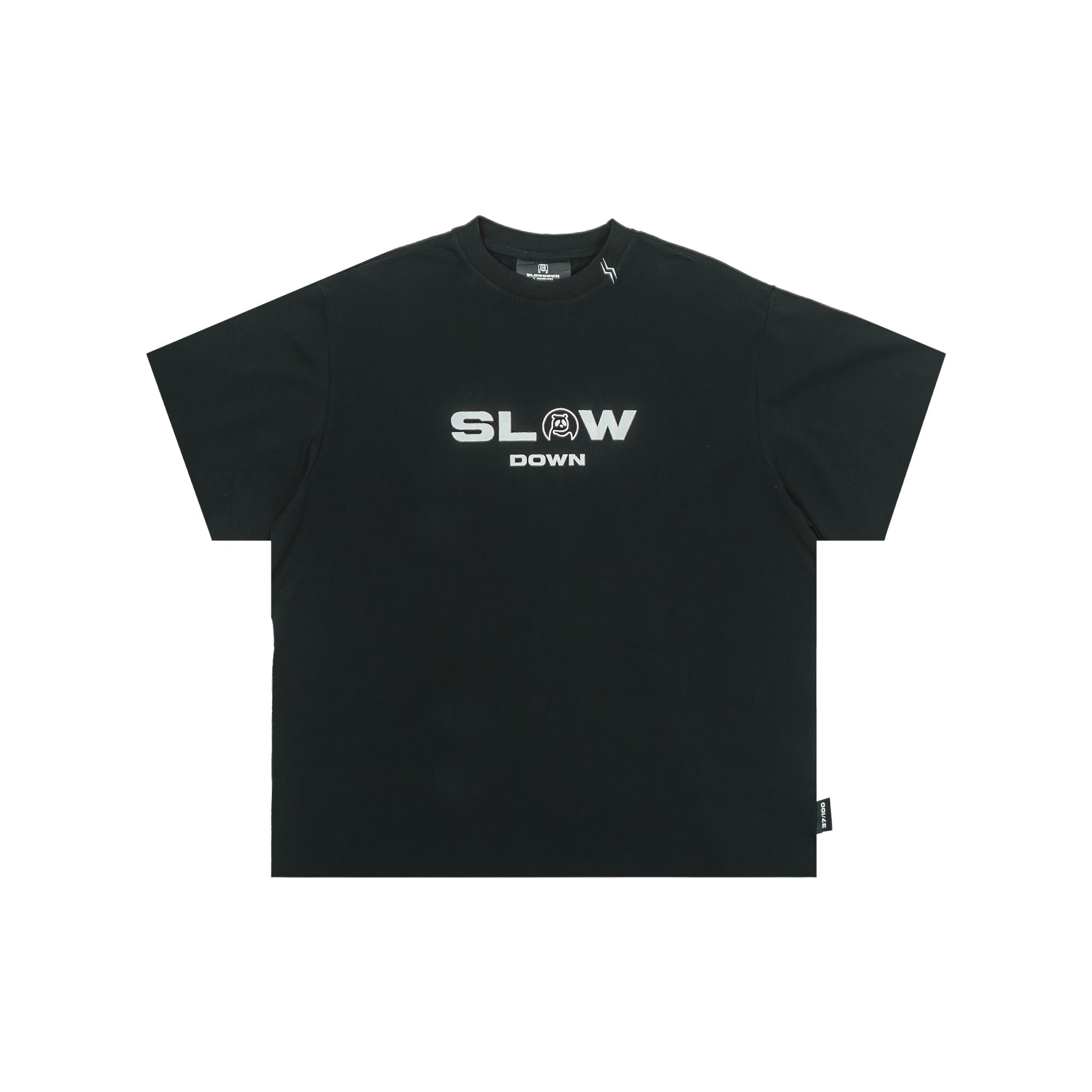 Slowdown by AMAZ!NG PANDA T-Shirt Black (FW25) - Signature Edition