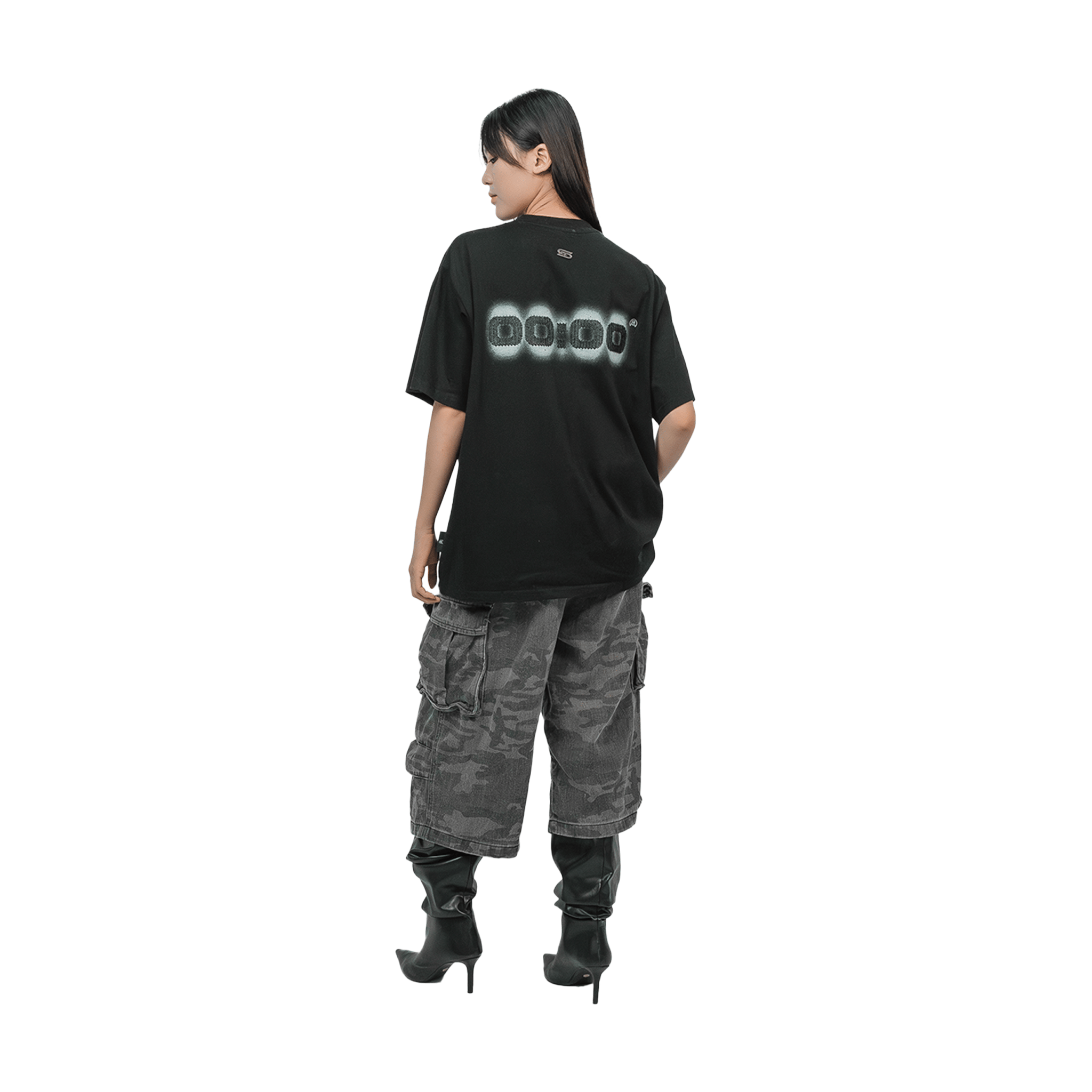 Slowdown by AMAZ!NG PANDA T-Shirt Black (FW25) - Signature Edition