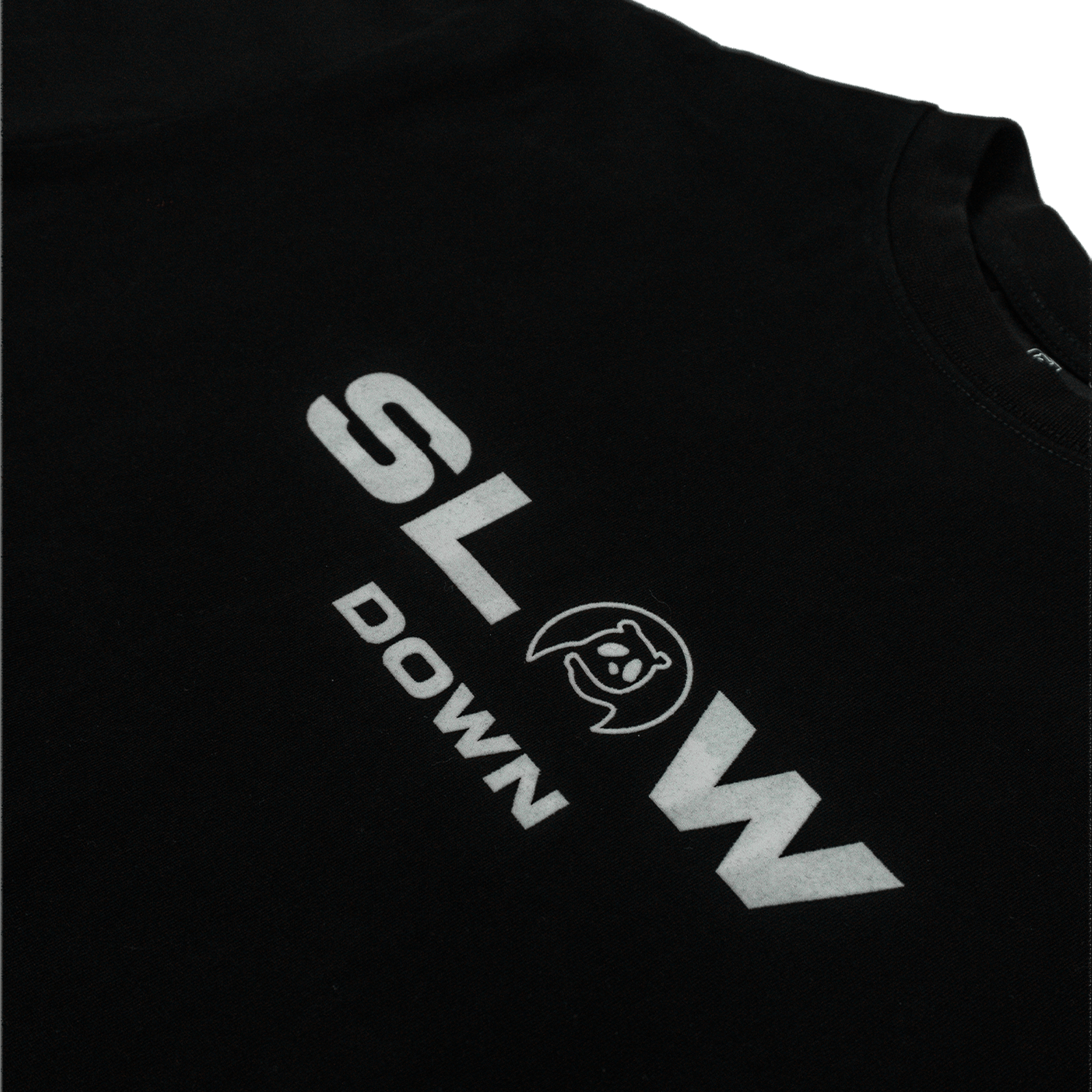 Slowdown by AMAZ!NG PANDA T-Shirt Black (FW25) - Signature Edition