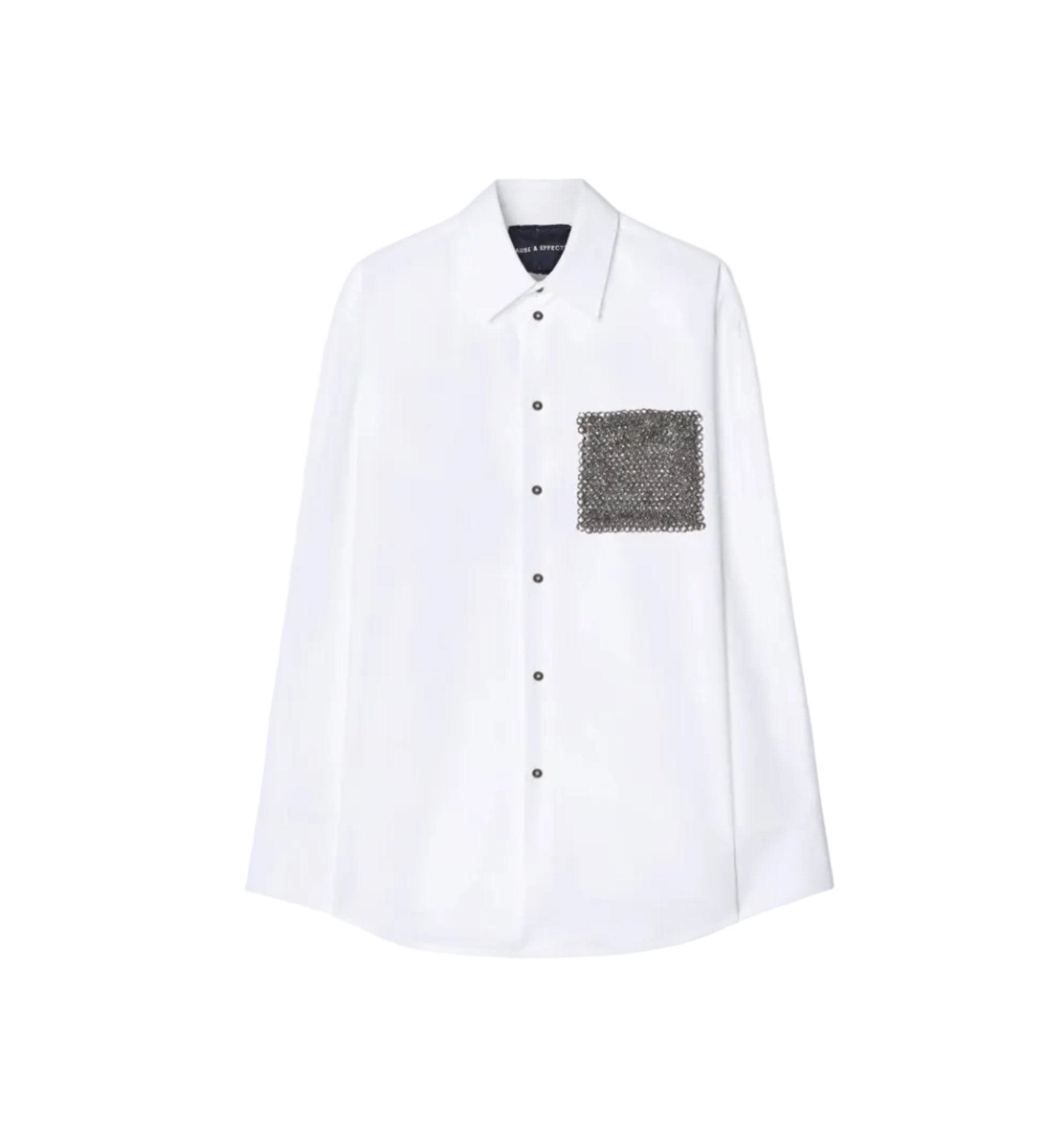Cause & Effect Iron Heart' Chainmail Armour Oversize Shirt
