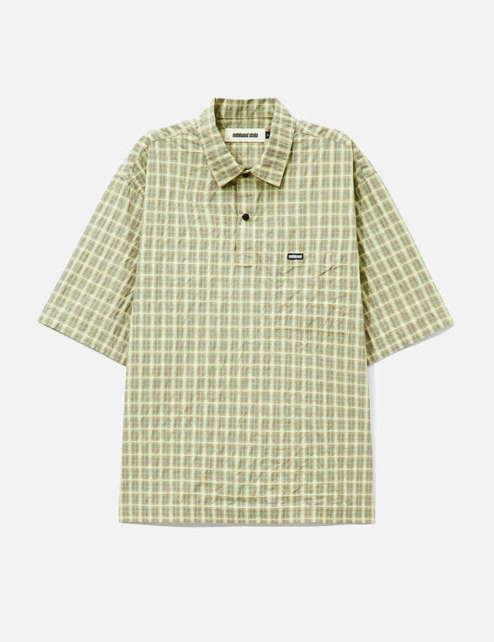 Metalwood Studio Oversized Snap Top Polo