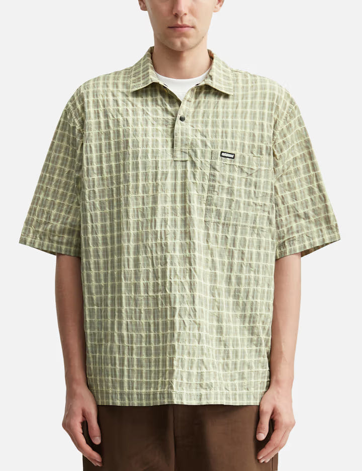 Metalwood Studio Oversized Snap Top Polo