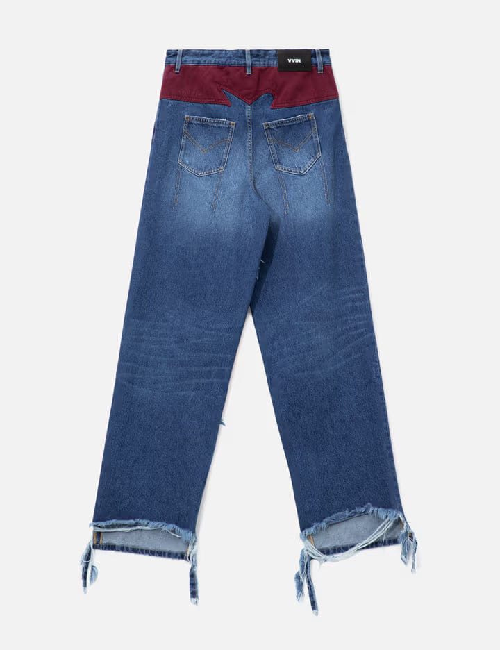 VAIN Heart Cut Out Jeans