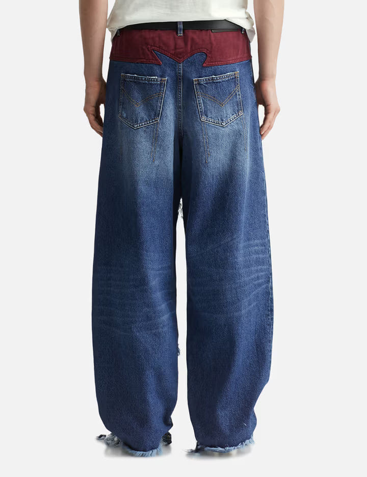 VAIN Heart Cut Out Jeans