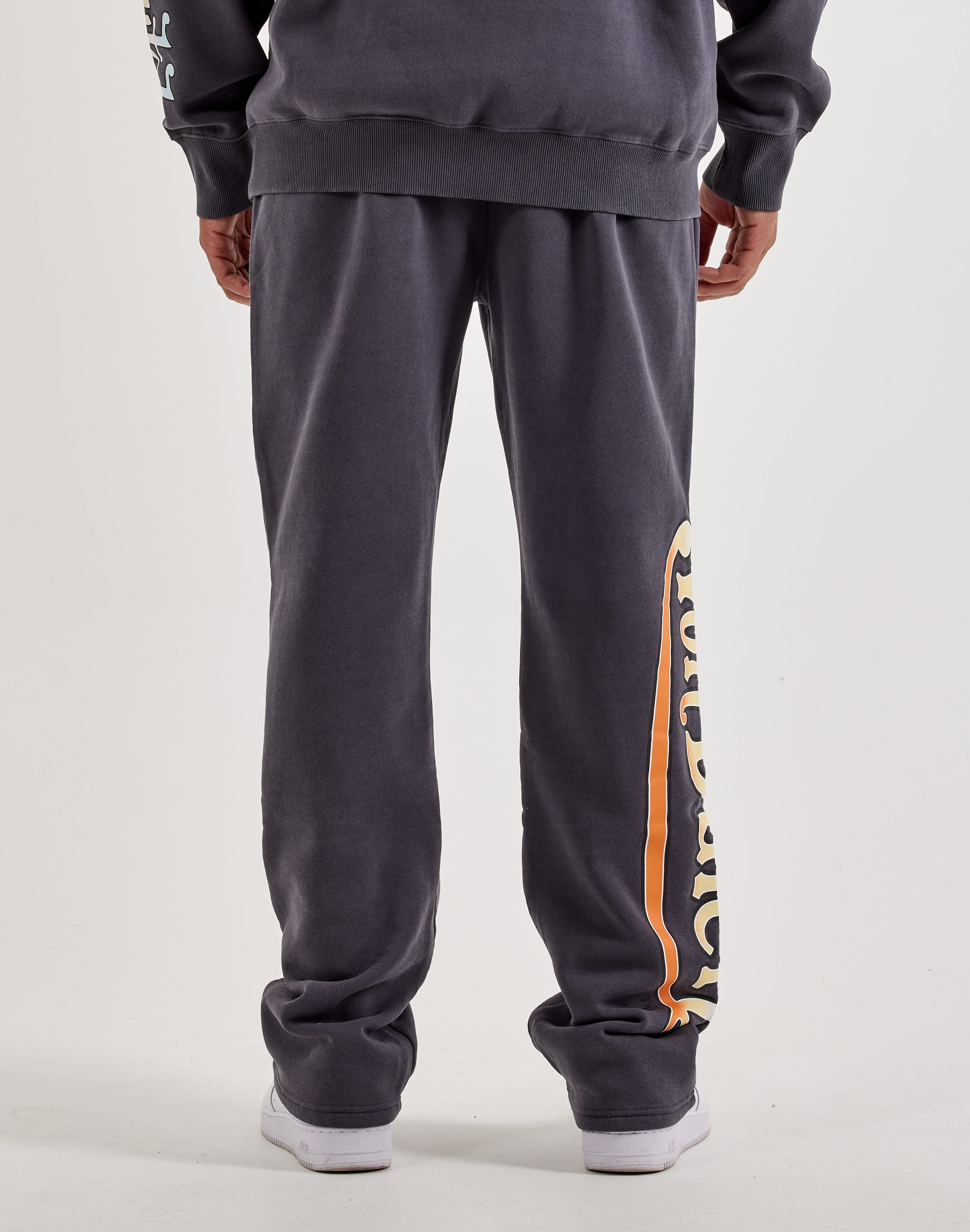 Von Dutch Classic Logo Acid Washed Fleece Sweatpants
