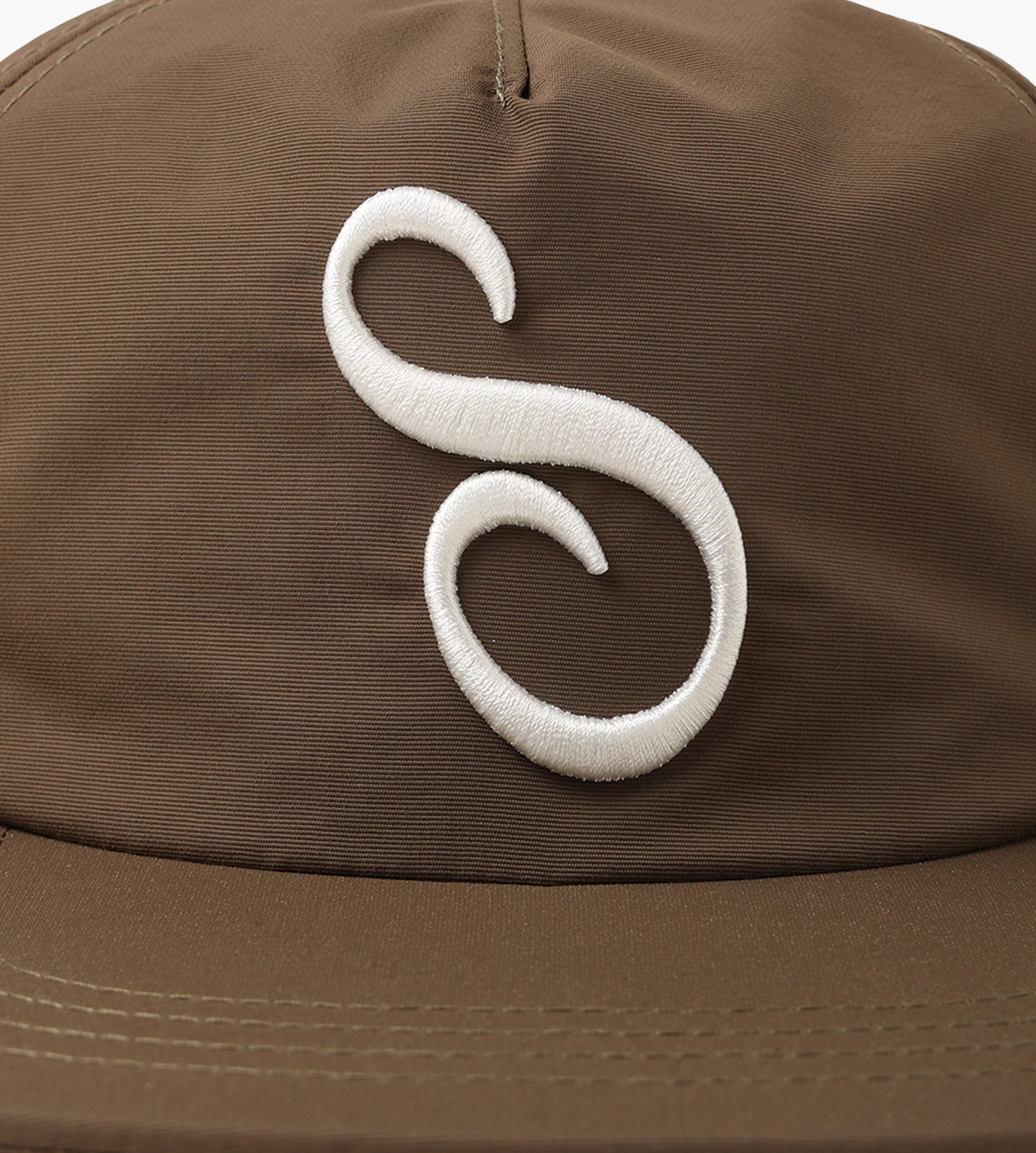 Sabbatical Capital Letter Cap Khaki Brown