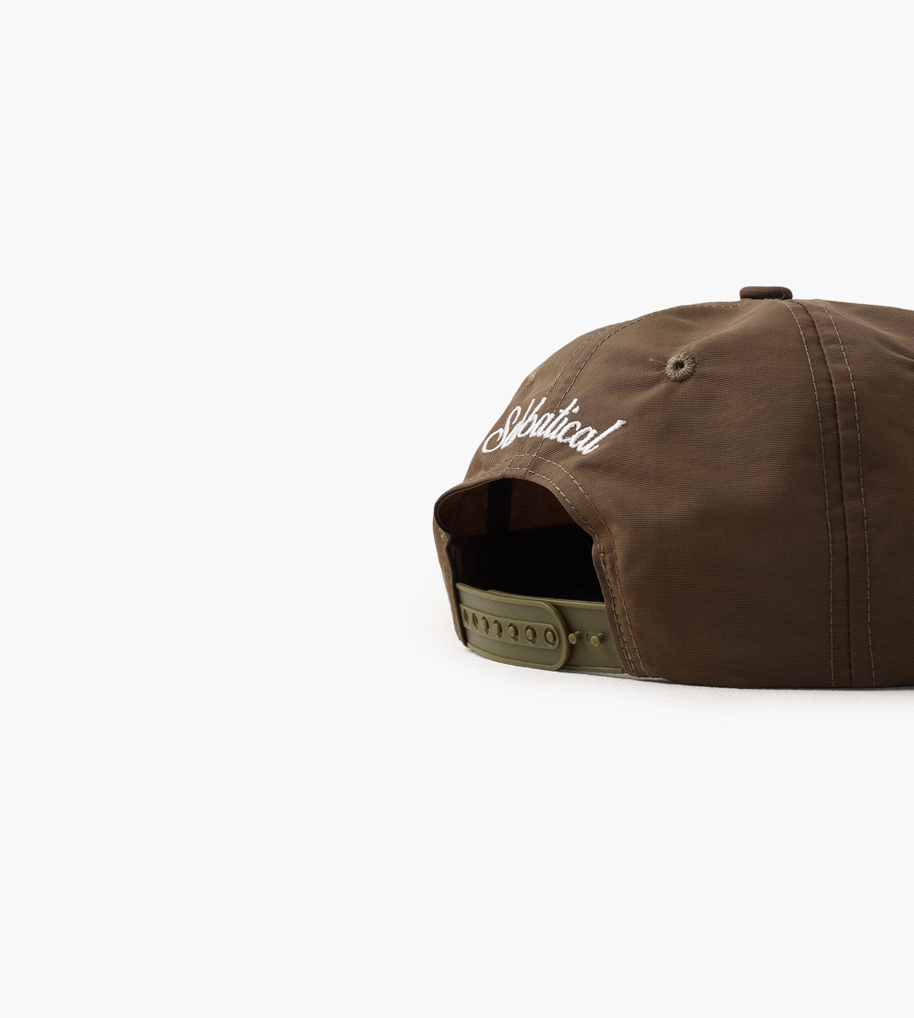 Sabbatical Capital Letter Cap Khaki Brown