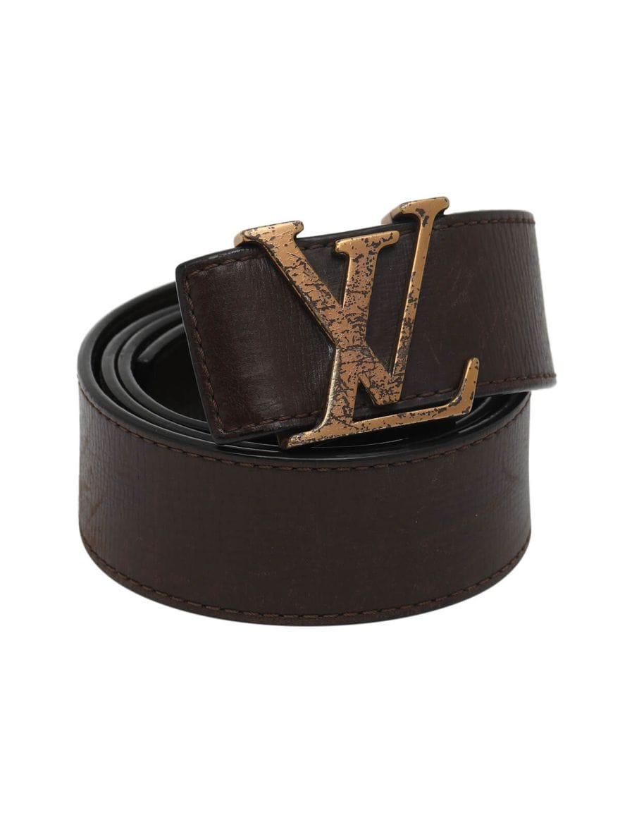 Louis Vuiiton Brown Leather Belt/Size - 36INCHES /90 cm