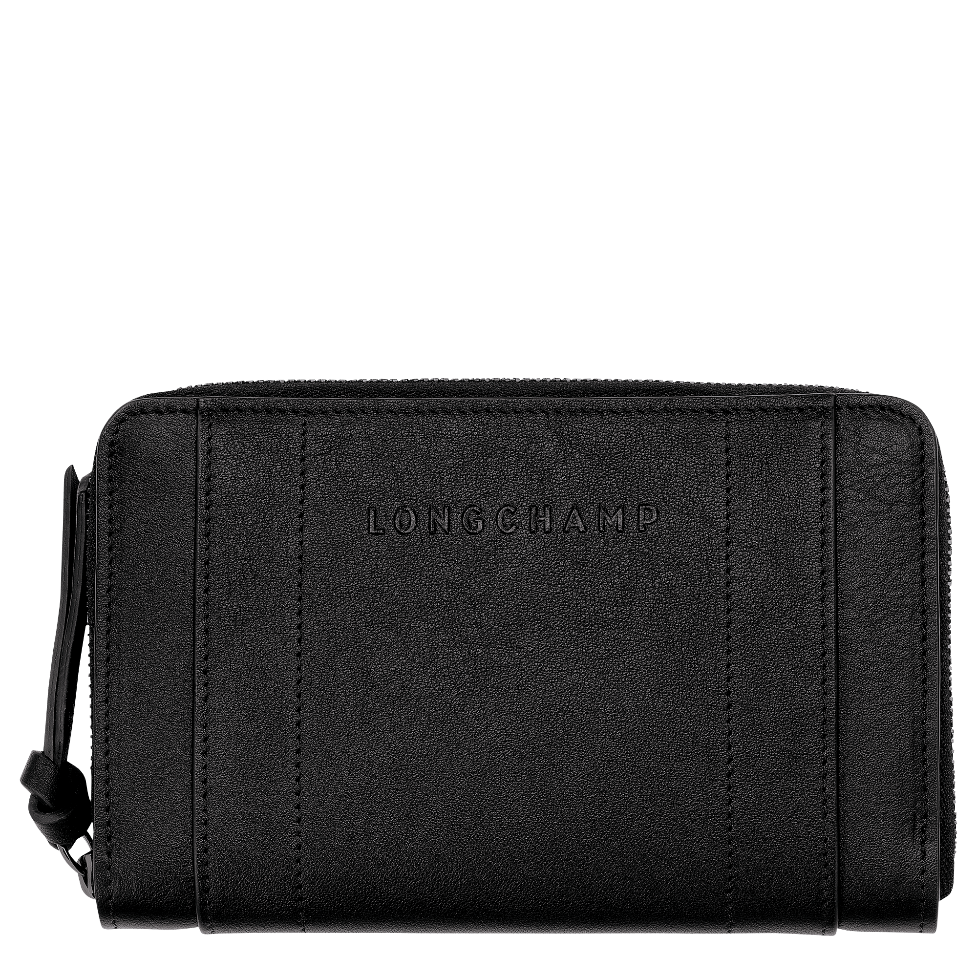 Long Champ Longchamp Longchamp 3D Wallet Black
