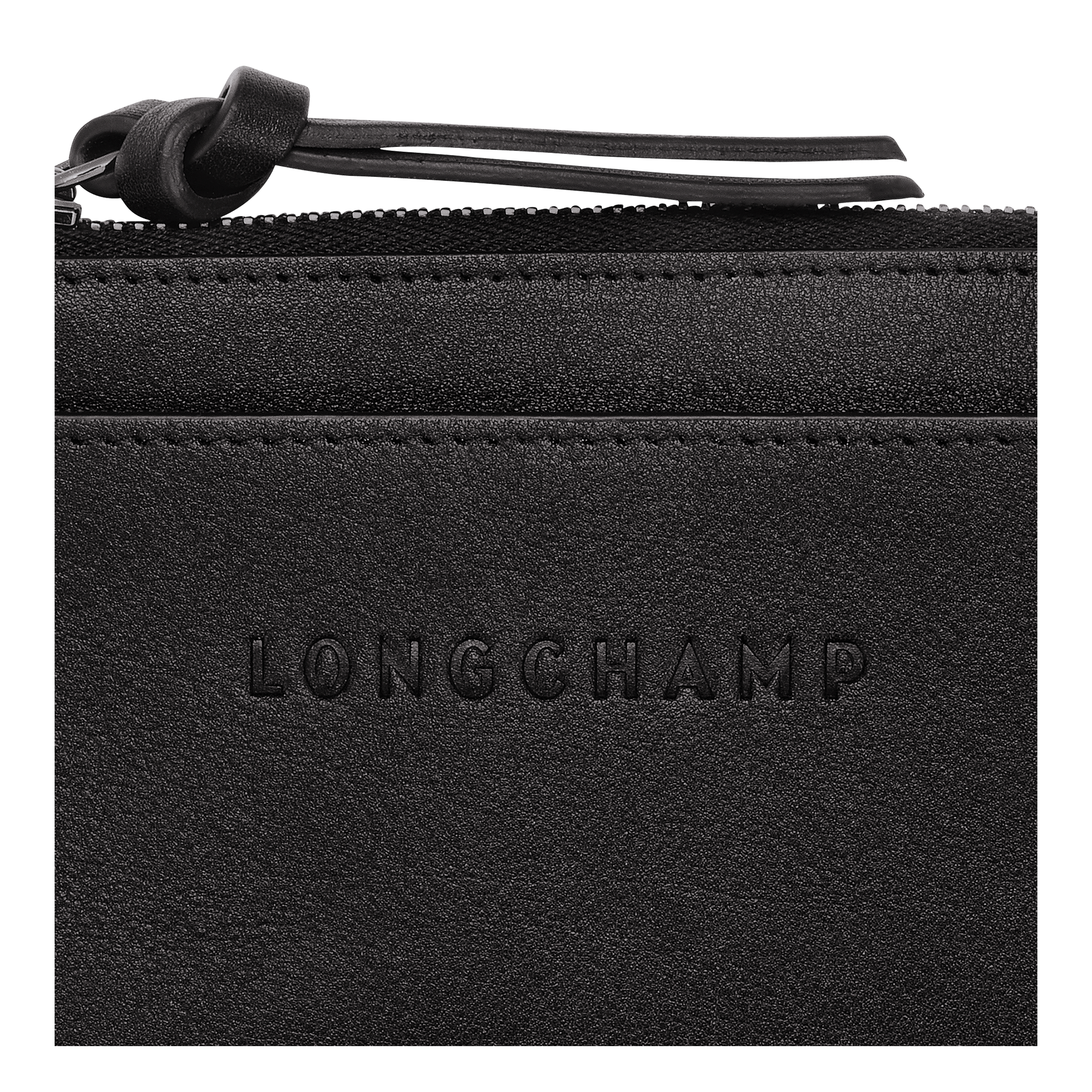 Long Champ Longchamp Longchamp 3D Card holder Black