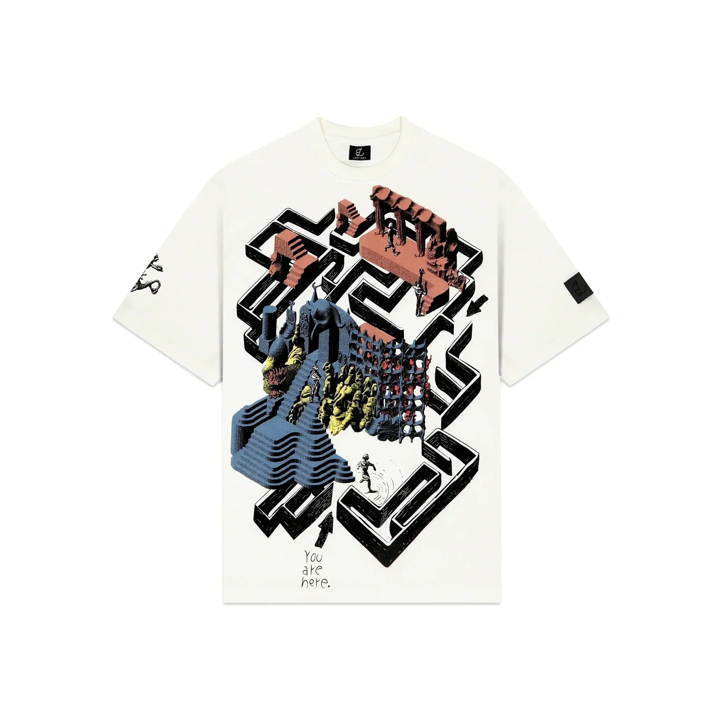 Lost Exit Mason Lindroth T-Shirt in White