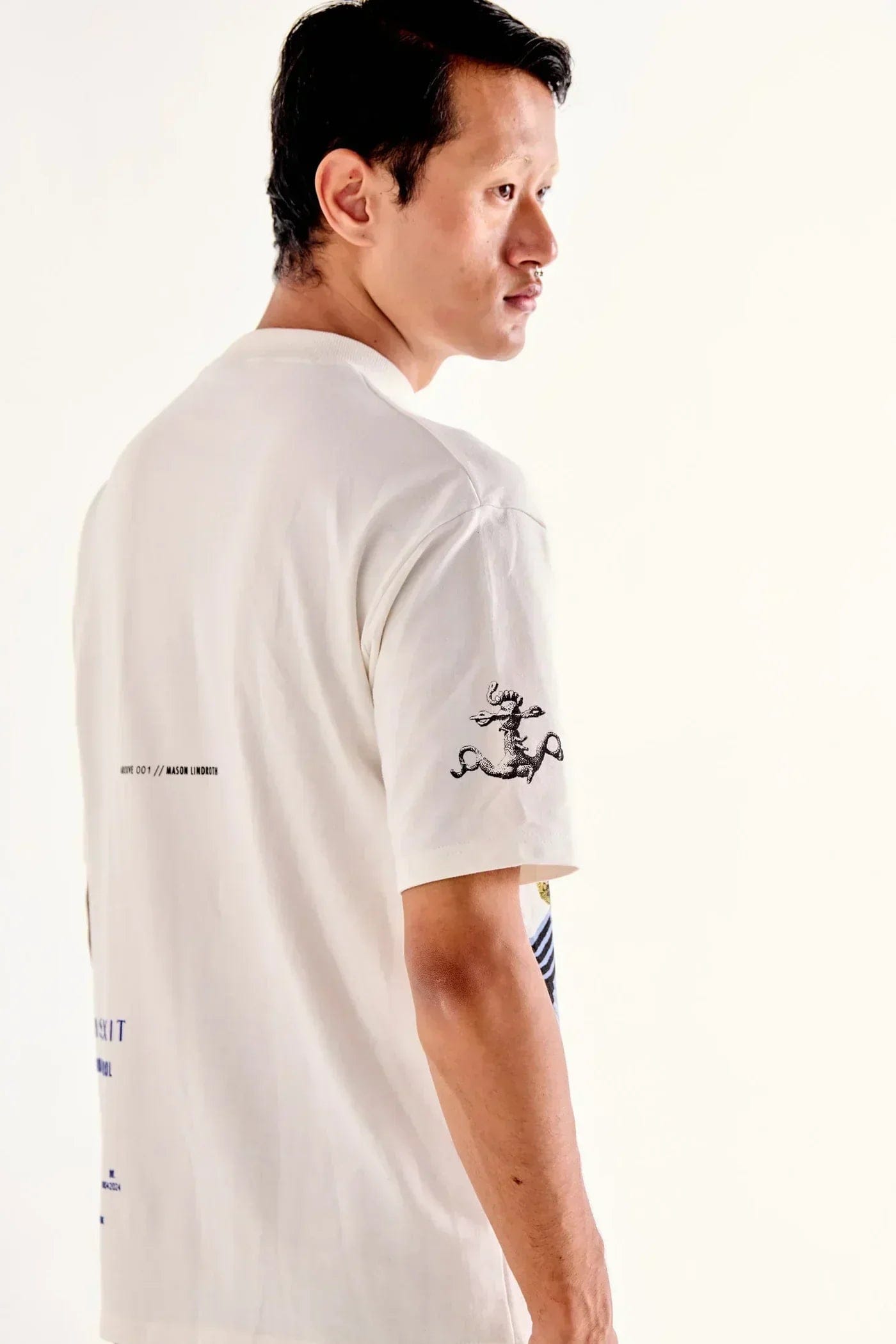 Lost Exit Mason Lindroth T-Shirt in White