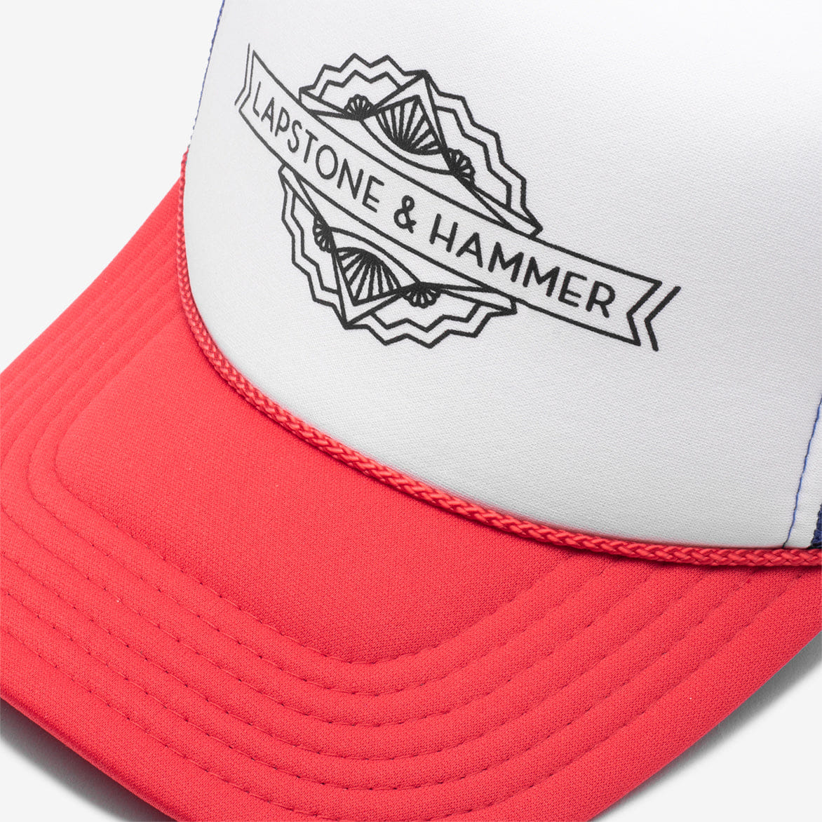 Lapstone & Hammer LAPSTONE TRUCKER HAT - ROYAL / RED