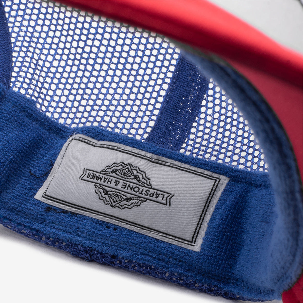 Lapstone & Hammer LAPSTONE TRUCKER HAT - ROYAL / RED