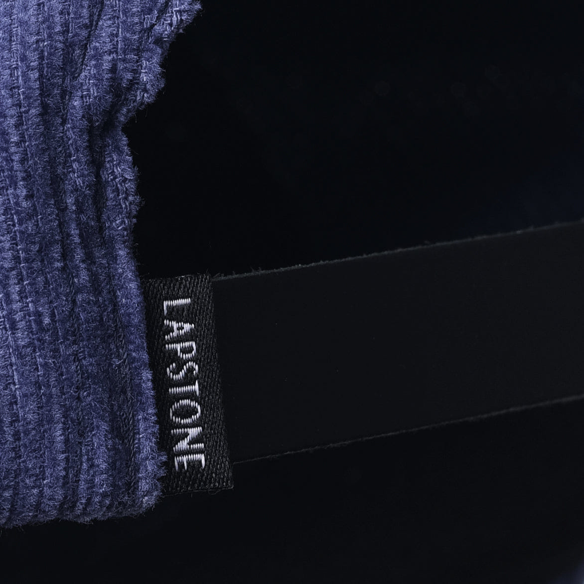 Lapstone & Hammer LH CORDUROY 6 PANEL HAT - NAVY / TEAL