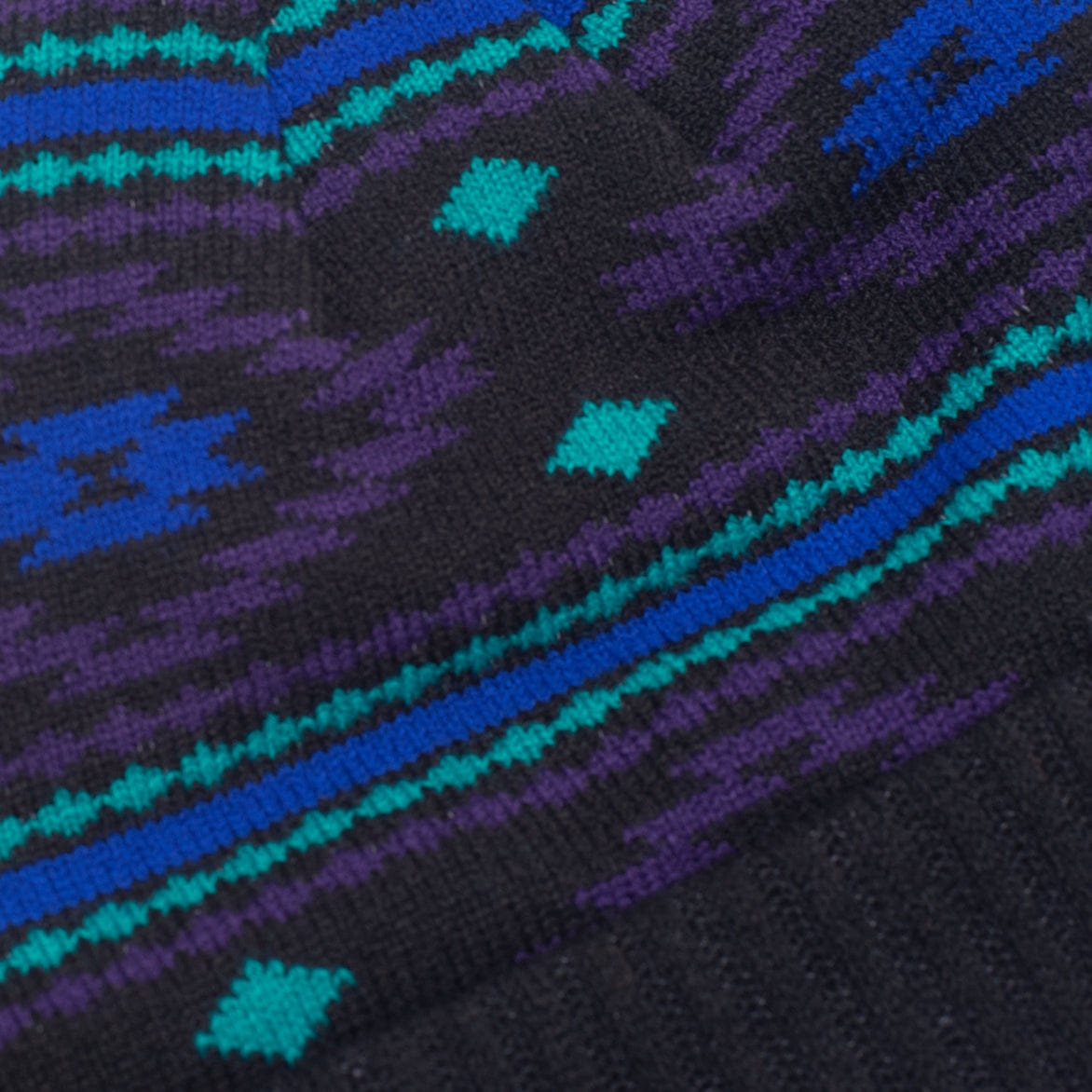 Lapstone & Hammer LAPSTONE INTARSIA KNIT BEANIE - BLACK