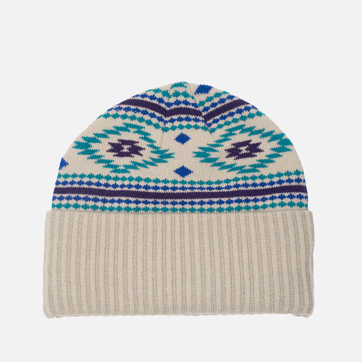 Lapstone & Hammer LAPSTONE INTARSIA KNIT BEANIE - IVORY