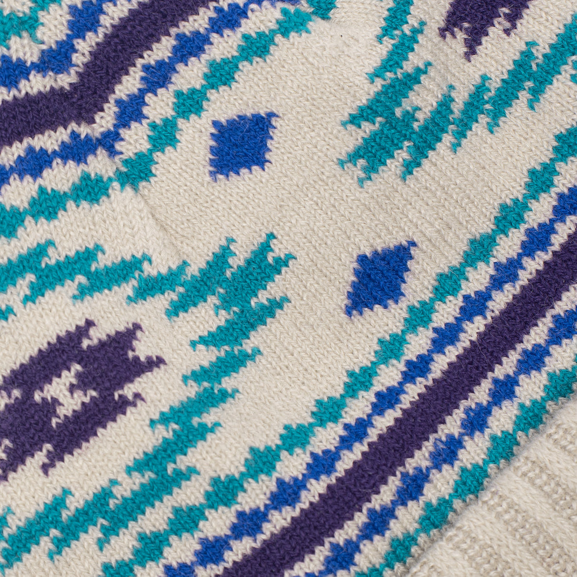 Lapstone & Hammer LAPSTONE INTARSIA KNIT BEANIE - IVORY