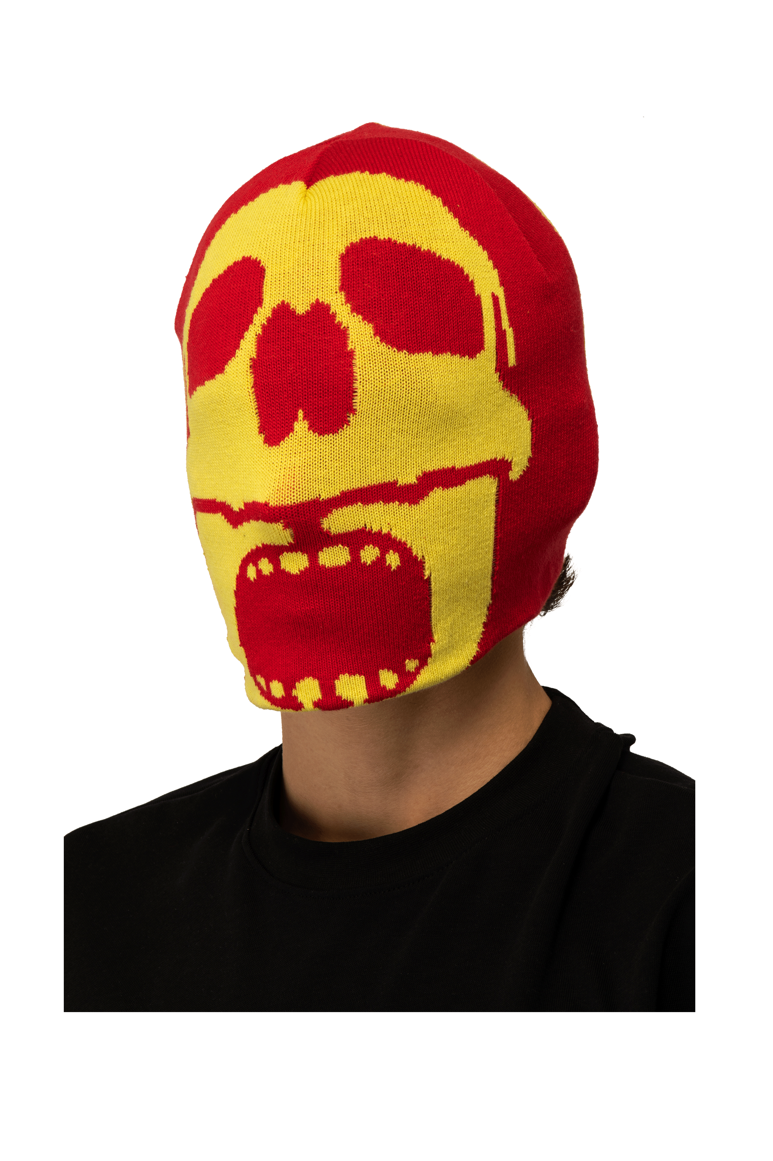 One Block Down Skull Beanie
