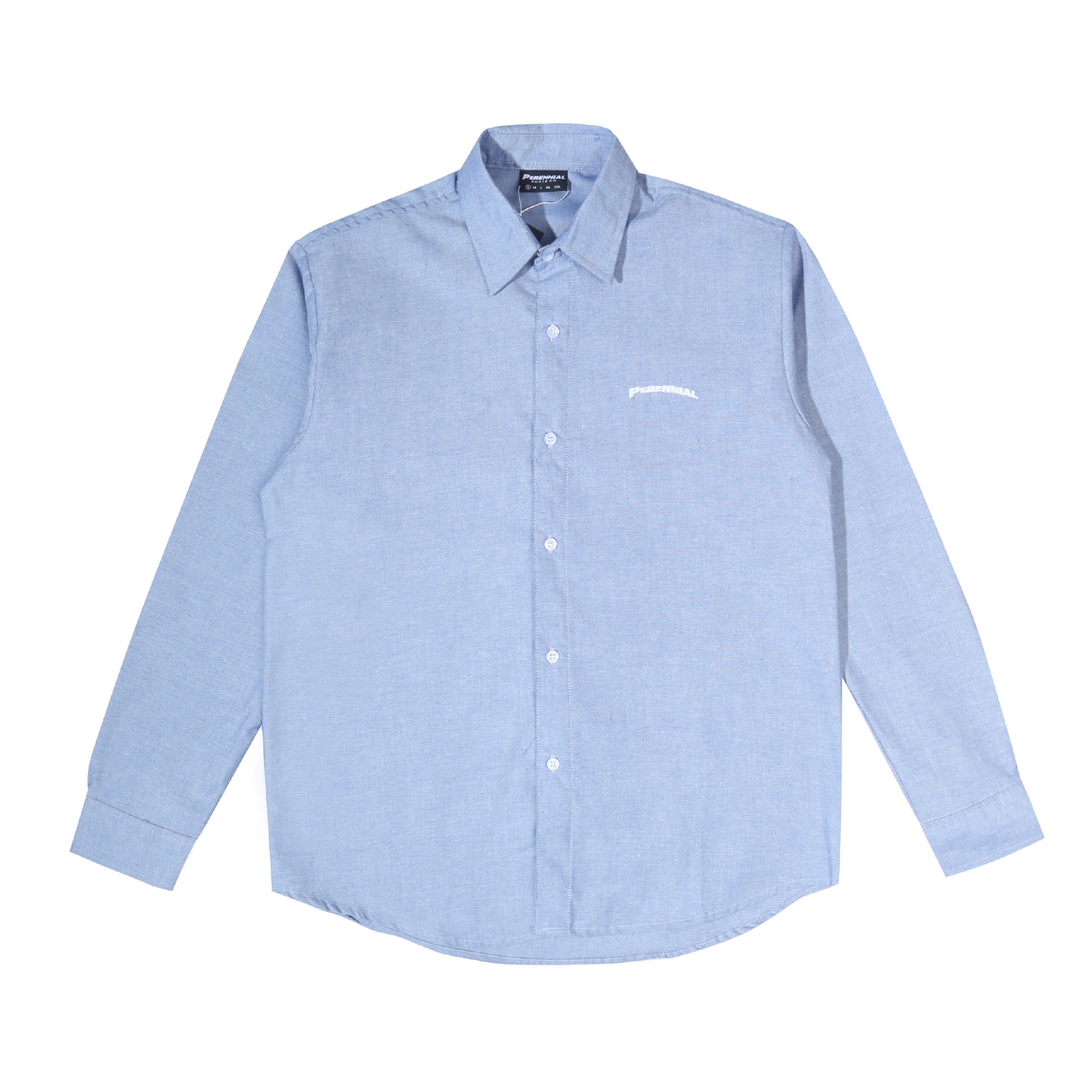 Perennial Skate Co. Mini Logo Ls Shirt - Blue