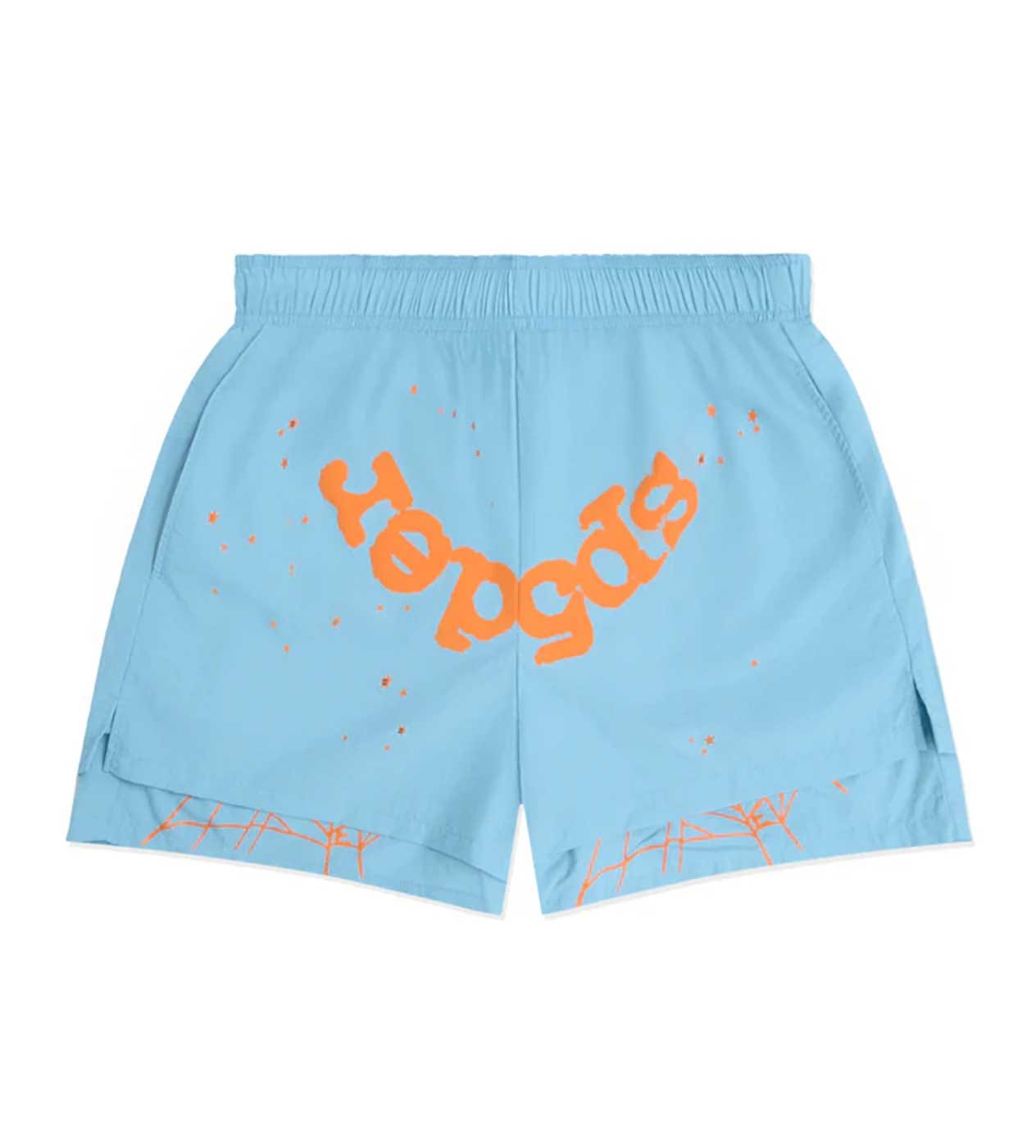 Sp5der Worldwide Sp5der Light Blue OG Web Double Layer Short