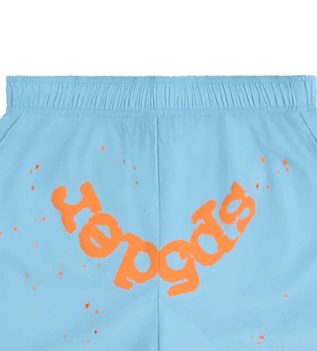 Sp5der Worldwide Sp5der Light Blue OG Web Double Layer Short