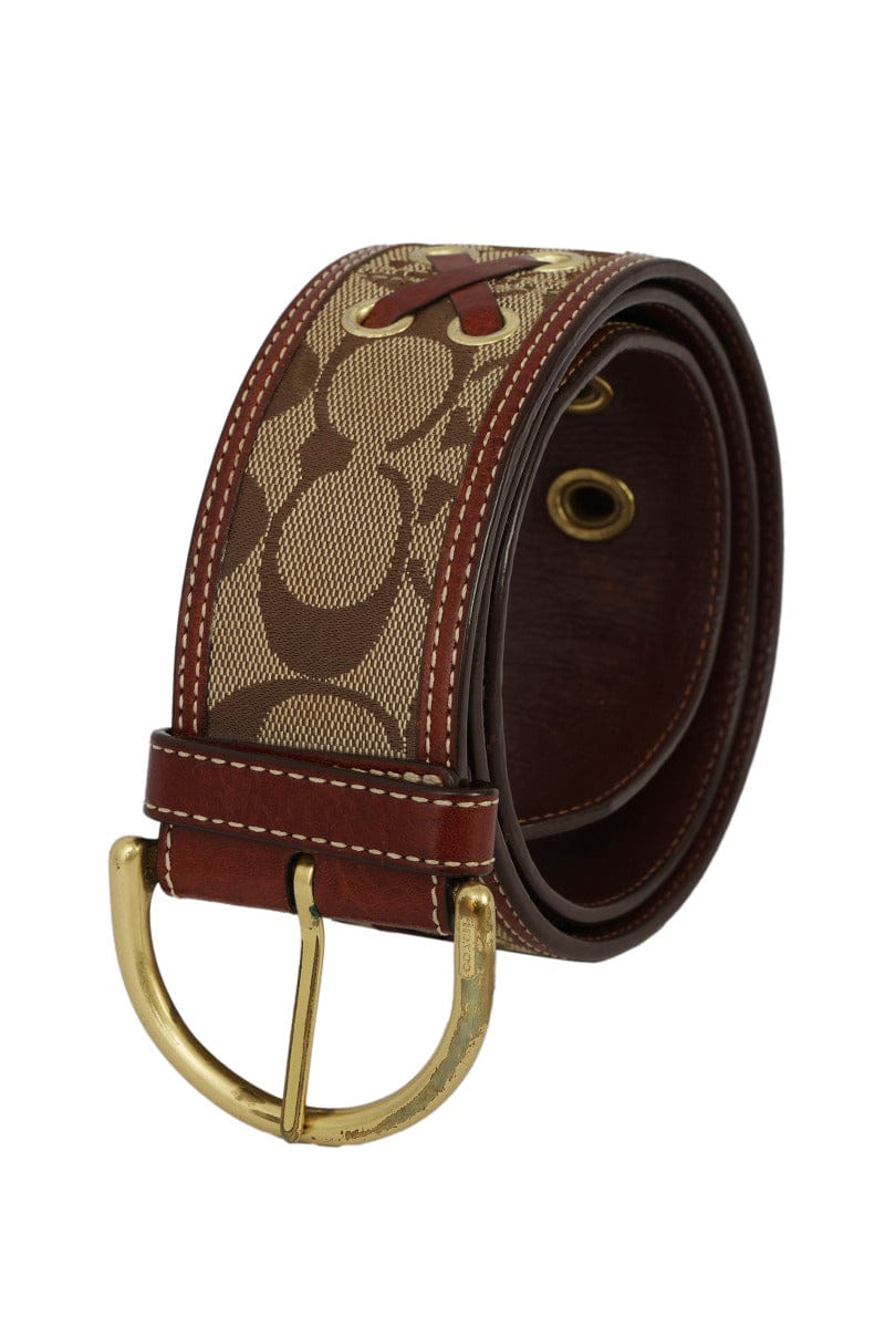 Monogram Coachsize: 80 cm | 32 Inches Signature Brown Monogram Belt