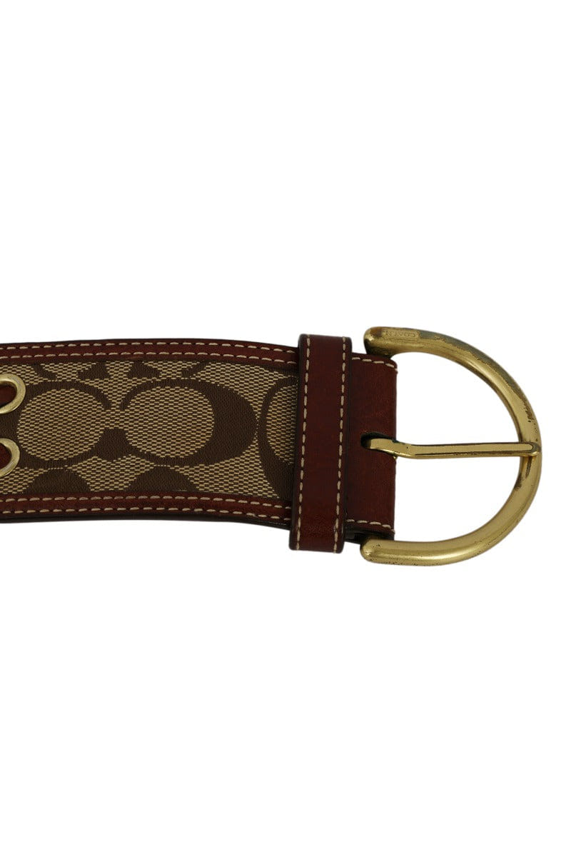 Monogram Coachsize: 80 cm | 32 Inches Signature Brown Monogram Belt
