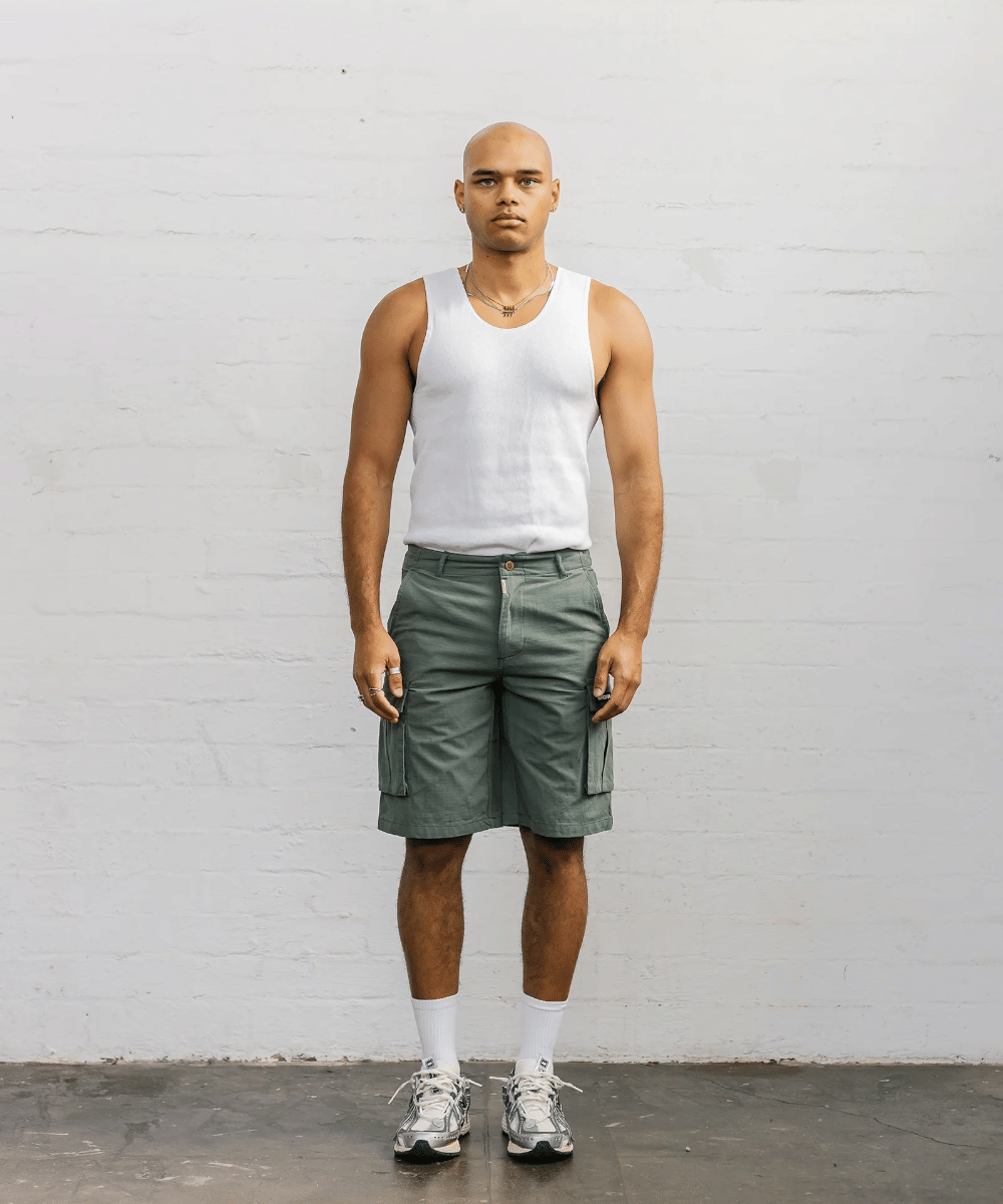 WNDRR Hijack Cargo Short (Dark Green)
