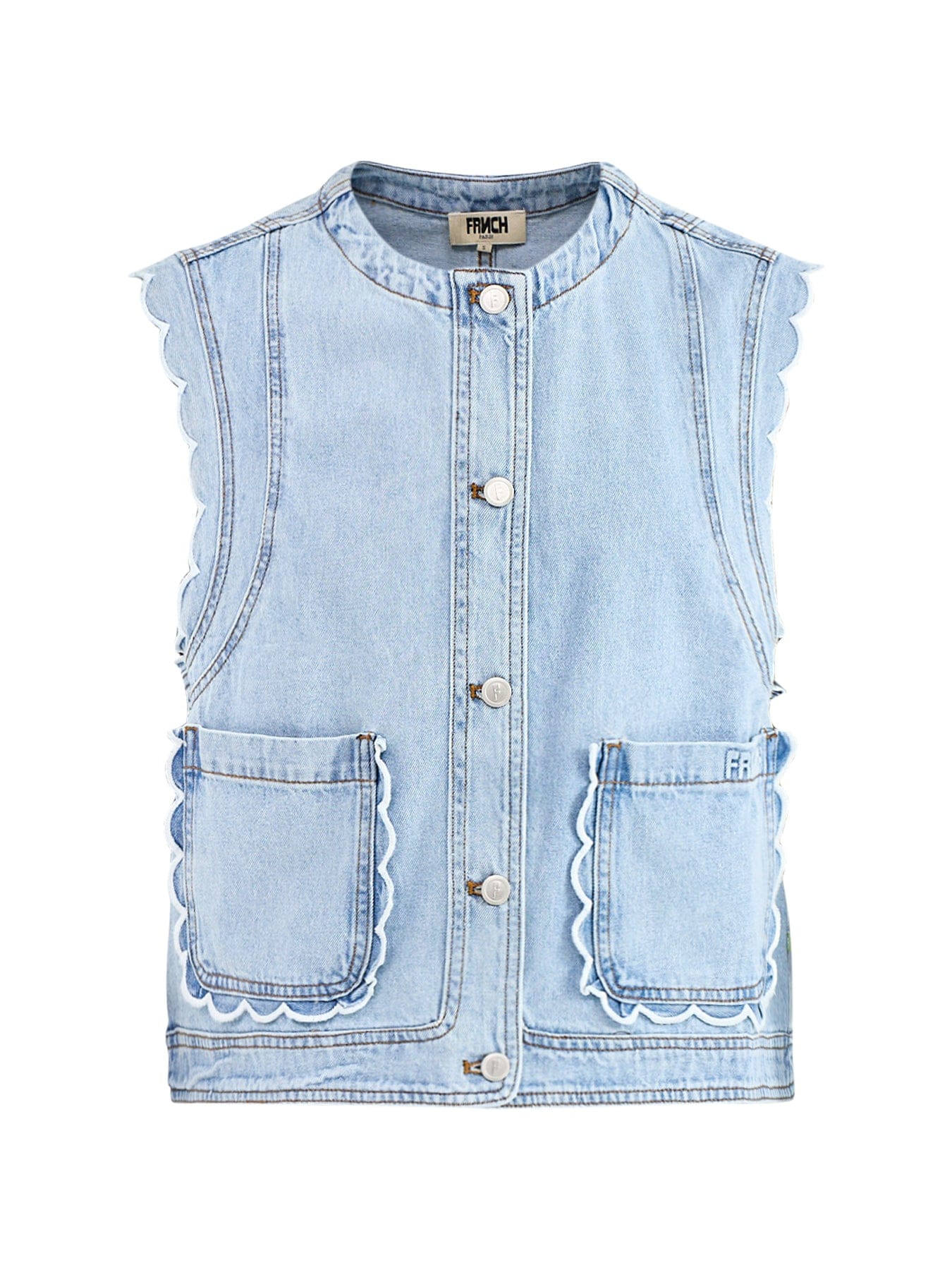 FRNCH Lillo Gilet Blue
