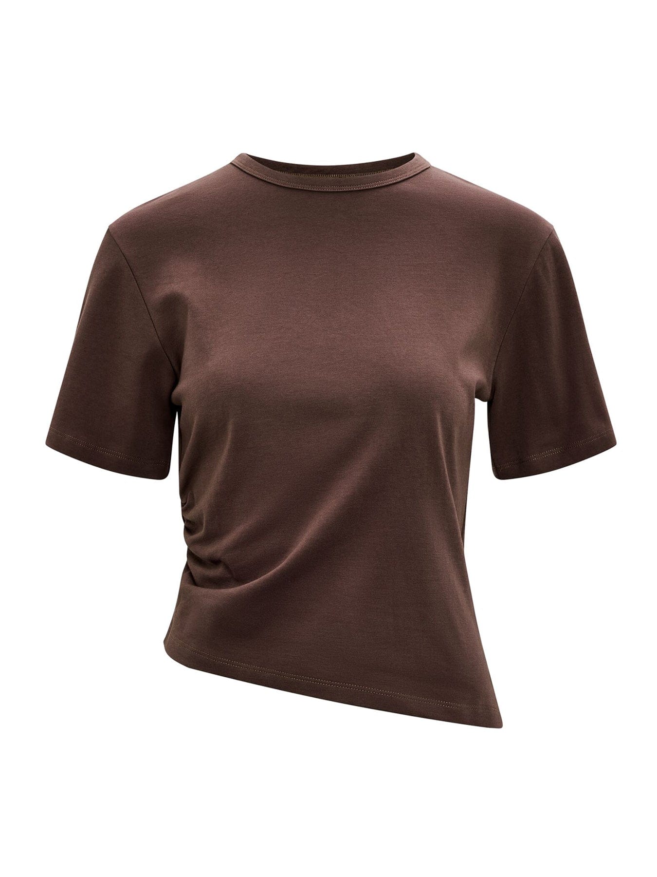 Forever New Saskia Boxy T - Shirt Brown