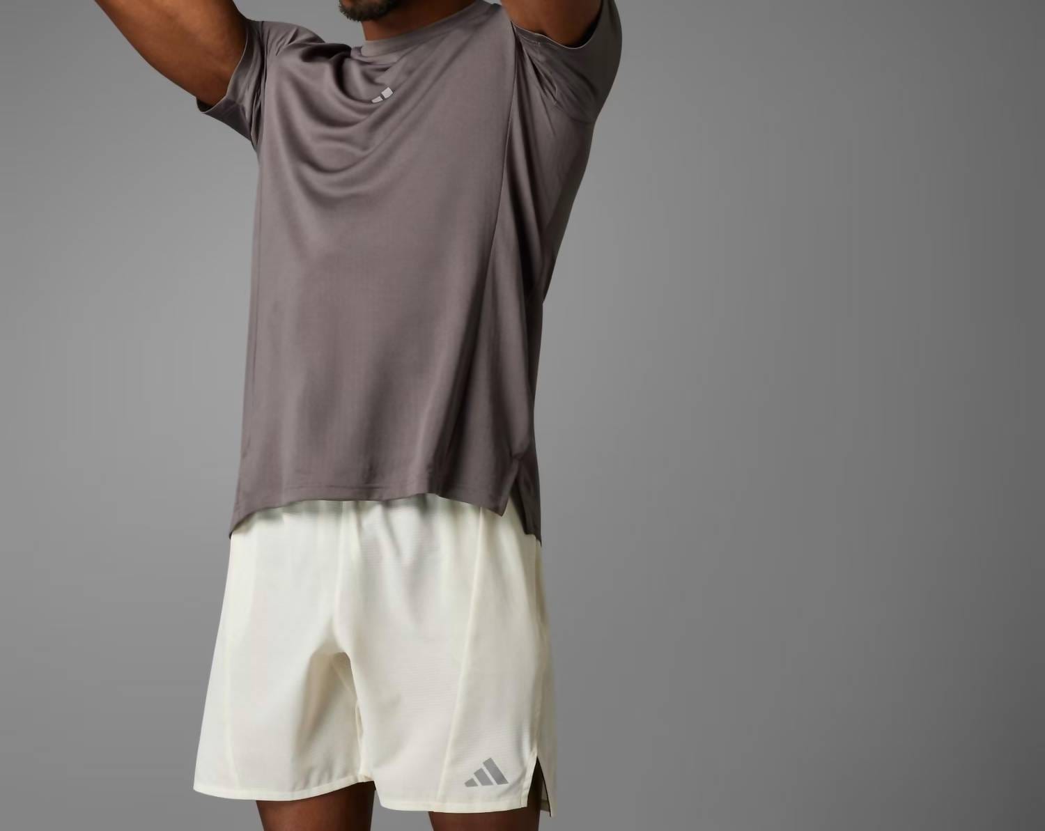 WHITE* Designed For Training Hiit Workout Heat Shorts In Chalk White
