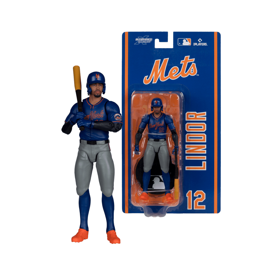 Mcfarlane Toys MLB - Francisco Lindor (Mets) 6" Articulated Figure