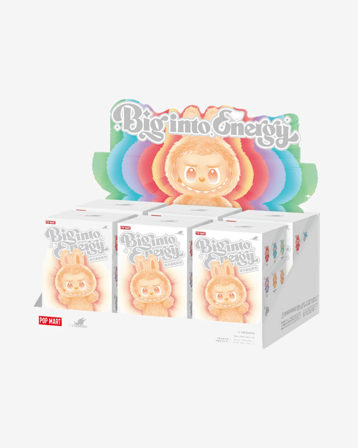 the monsters POP MART x THE MONSTERS LABUBU BIG INTO ENERGY PLUSH PENDANT BLIND BOX