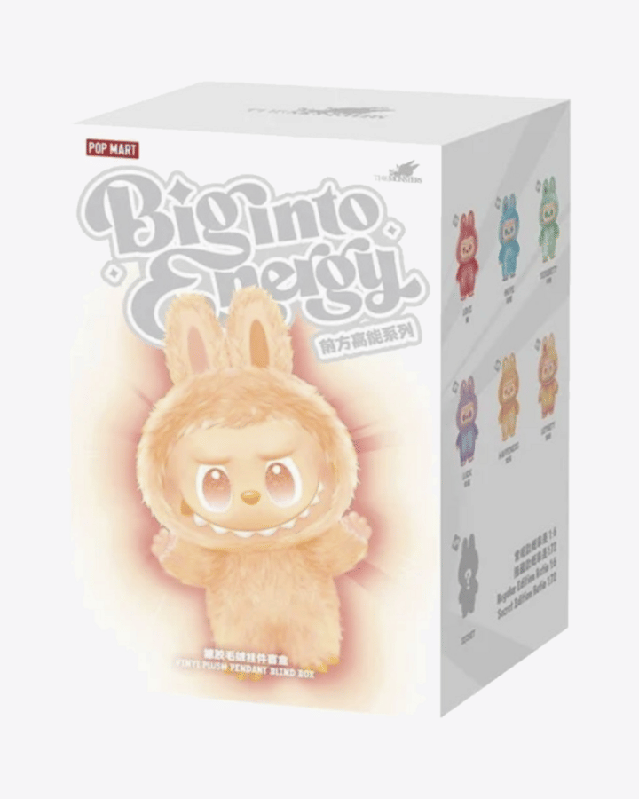 the monsters POP MART x THE MONSTERS LABUBU BIG INTO ENERGY PLUSH PENDANT BLIND BOX
