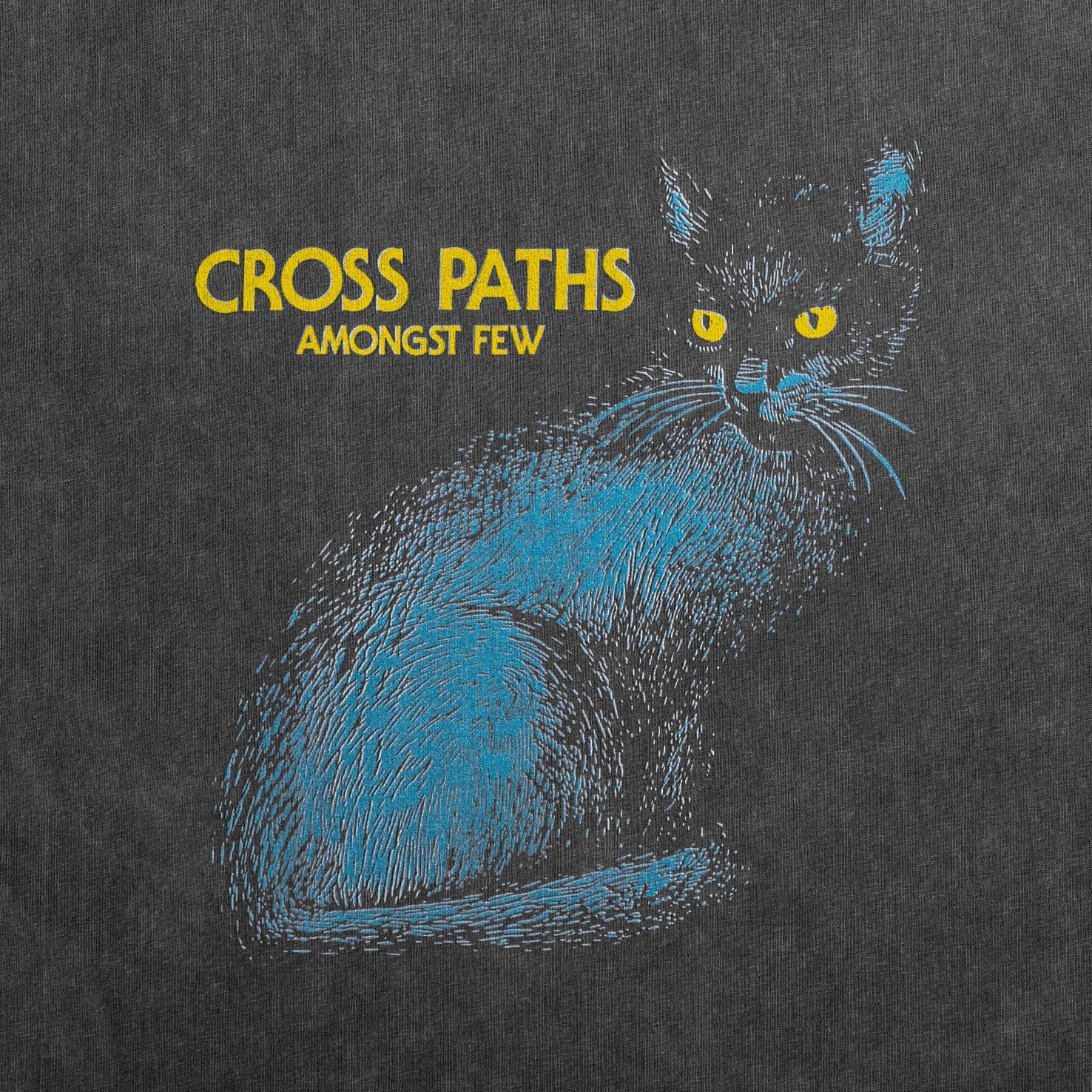 CROSS amongst few - Cross Paths T - Shirt (Washed Grey)