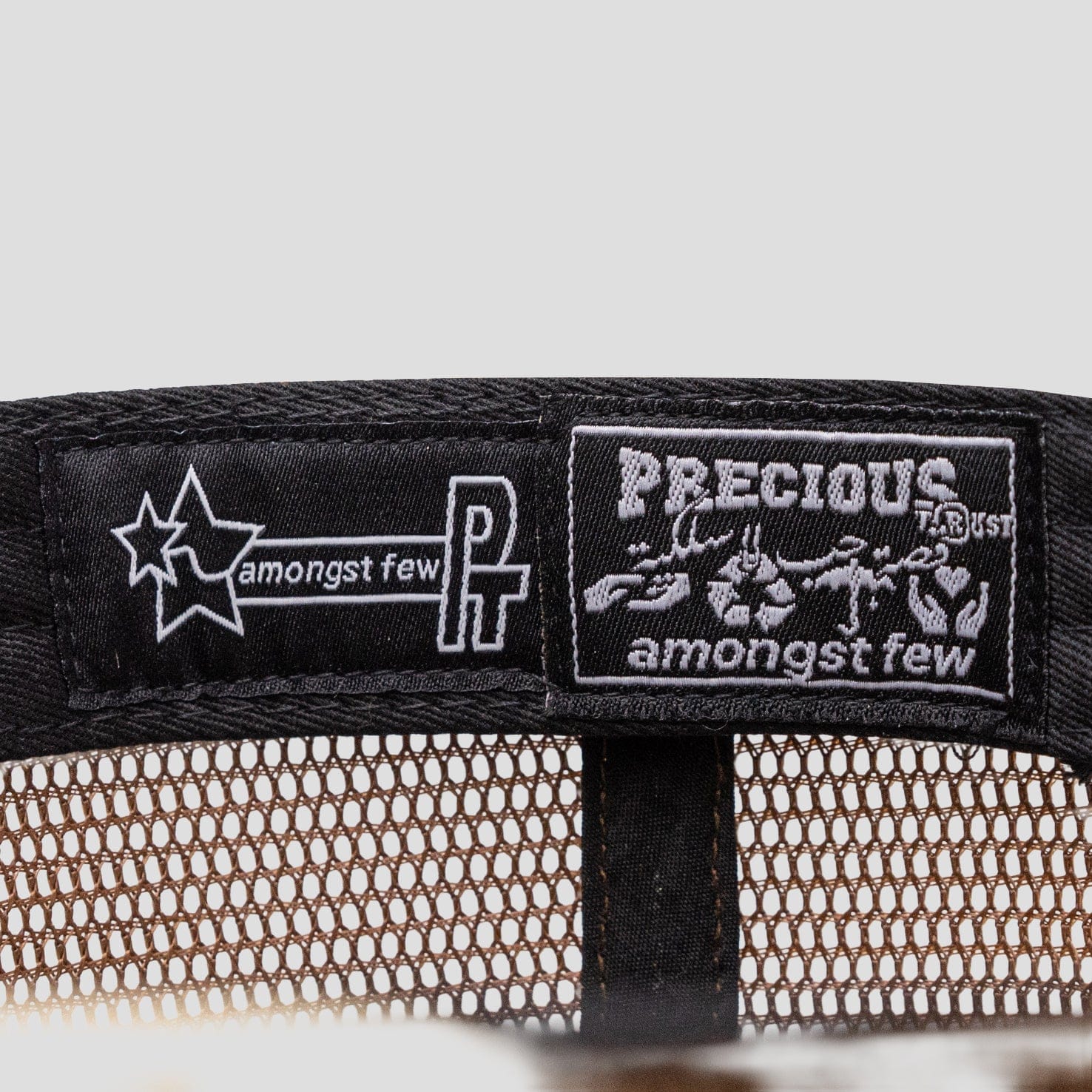Amongst Few x Precious Trust - Co - Branded Trucker Cap (Green/Beige)